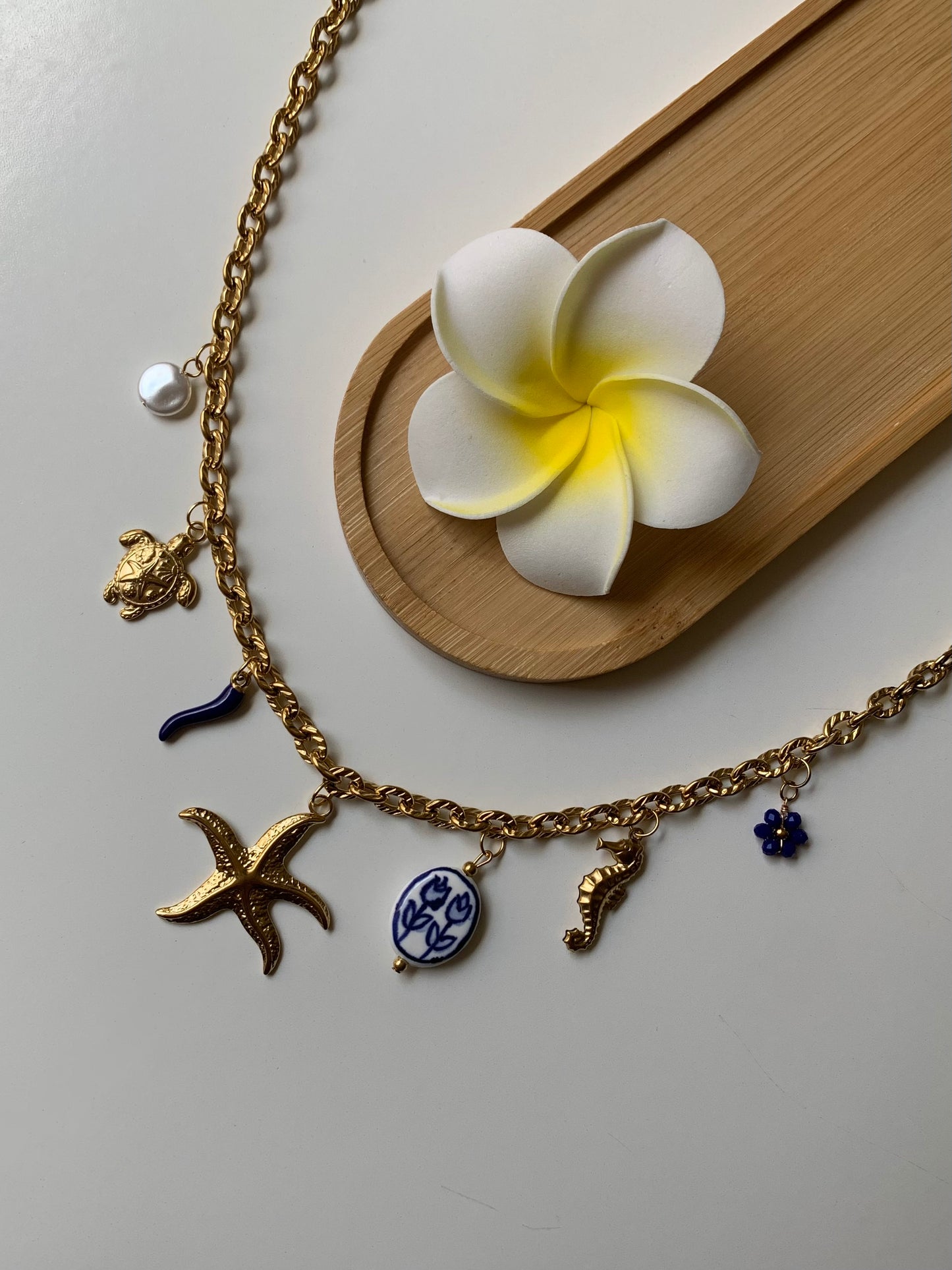MYKONOS - Collier charms inoxydable