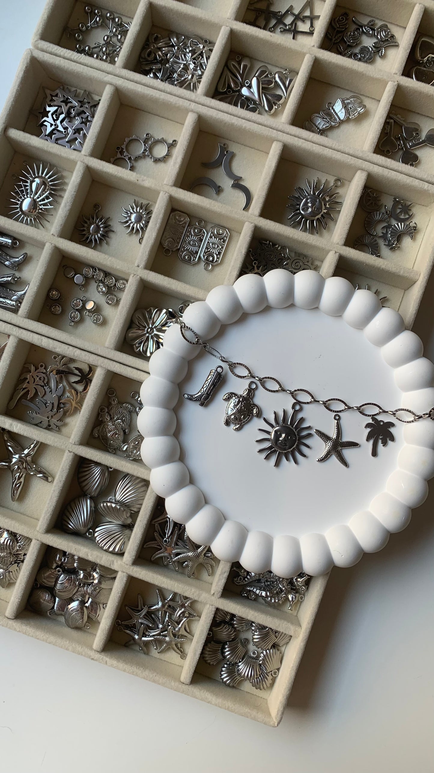 PINTEREST l Charms inoxydable