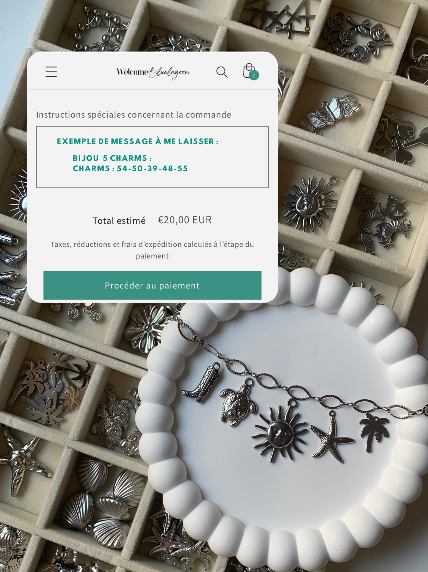 CHARMS l Collier inoxydable personnalisable