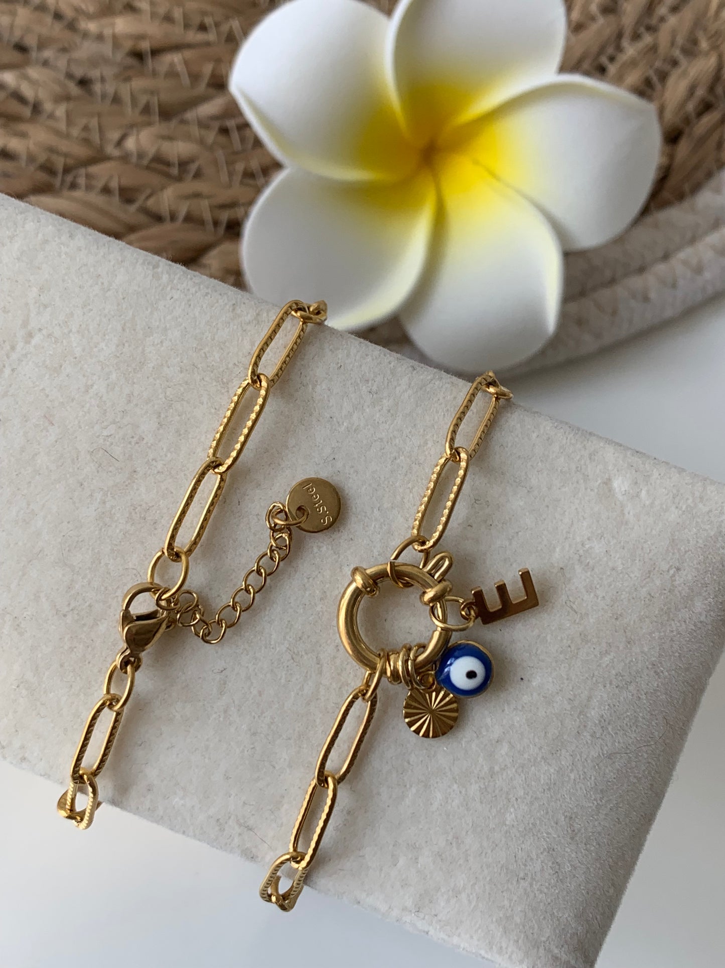 SANTORIN - NYRA l Bracelet inoxydable personnalisable