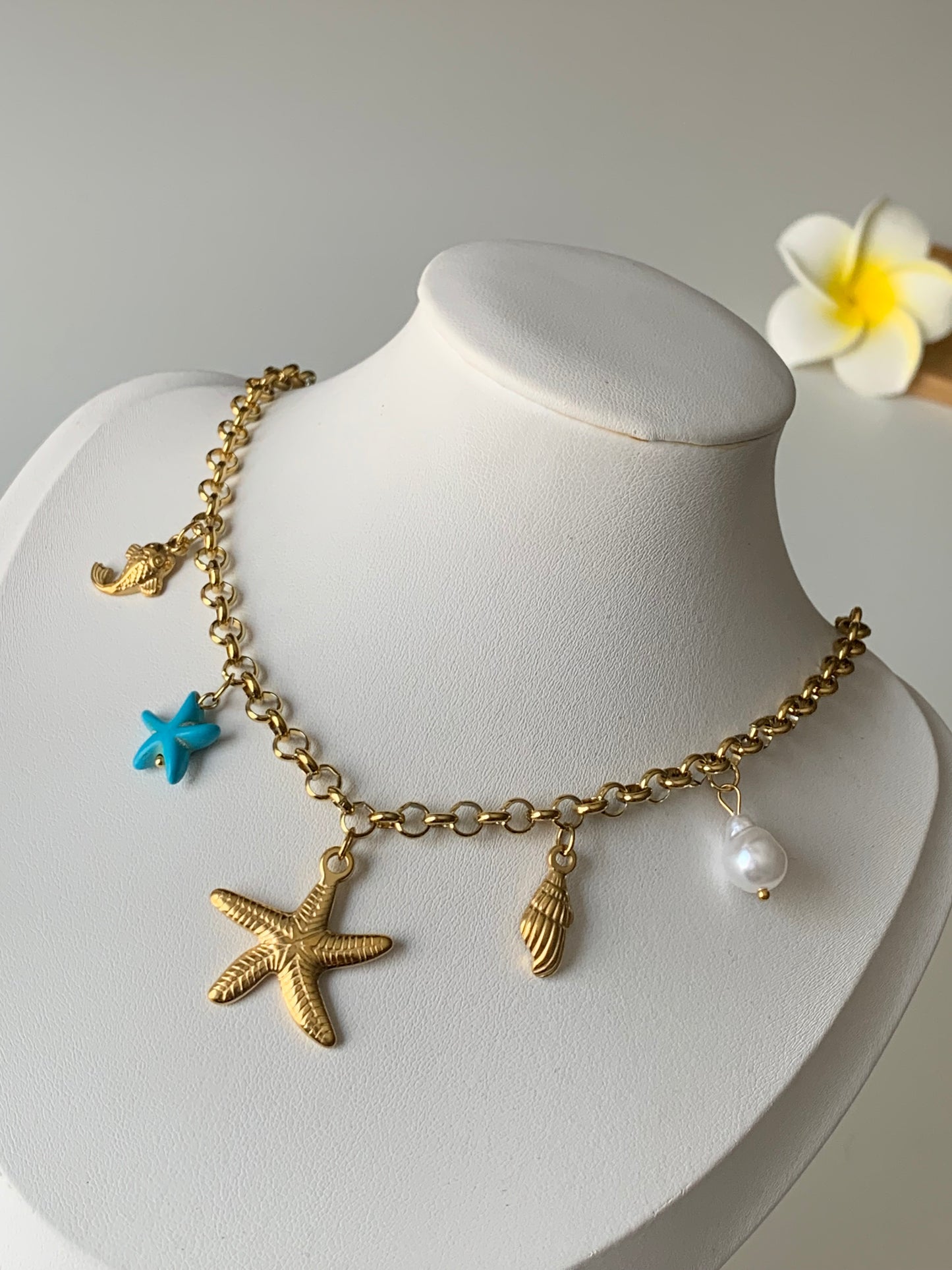 PALMYR l Collier charms inoxydable