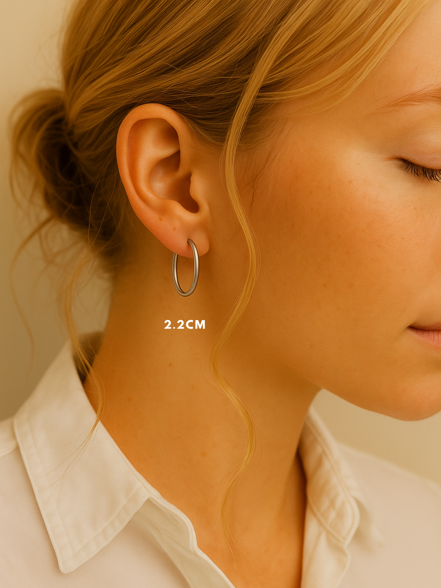 ELSA l Boucles inoxydables - 2.2cm