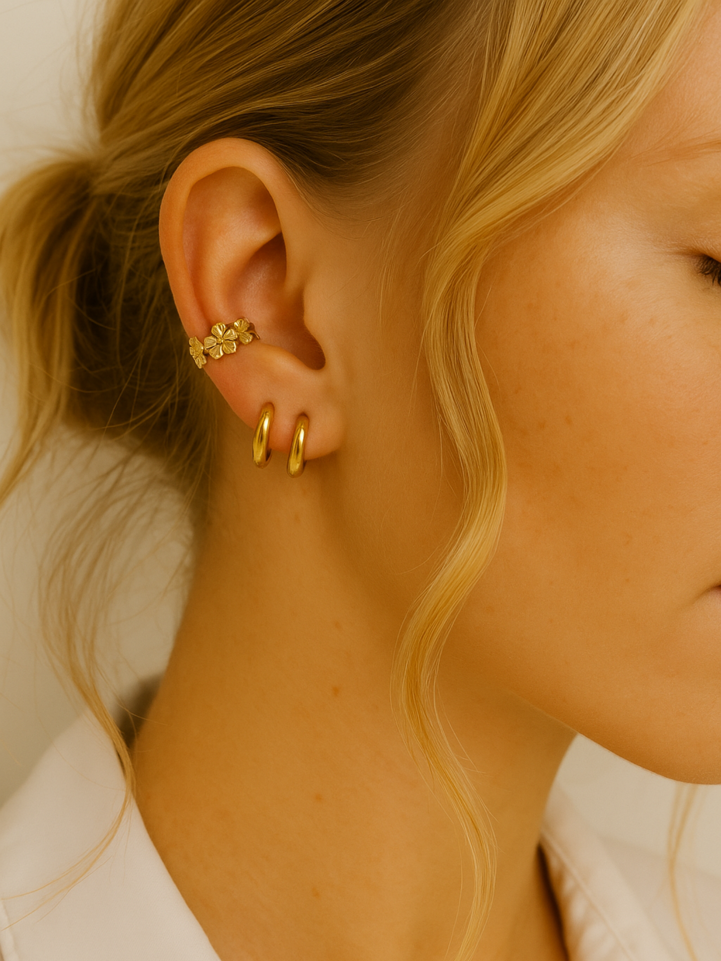 FLORA l Earcuff inoxydable