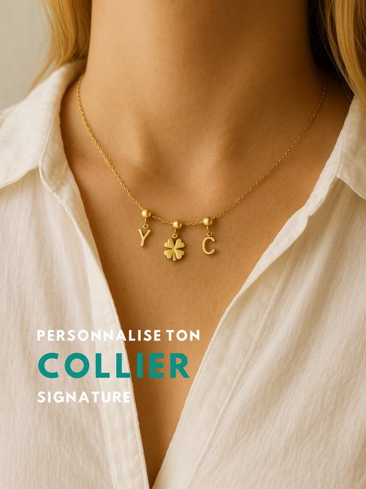 SIGNATURE l Collier inoxydable personnalisable