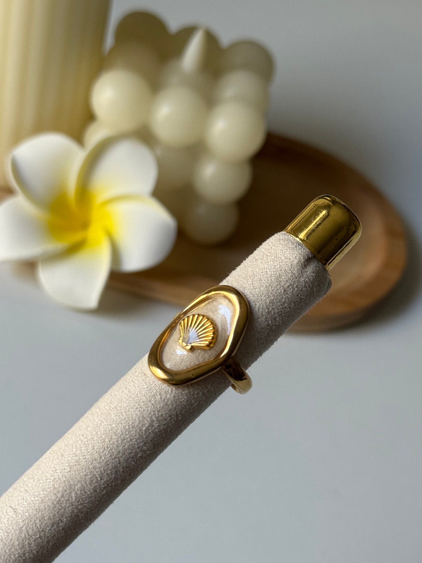 OCEAN MOOD - AZURE l Bague inoxydable