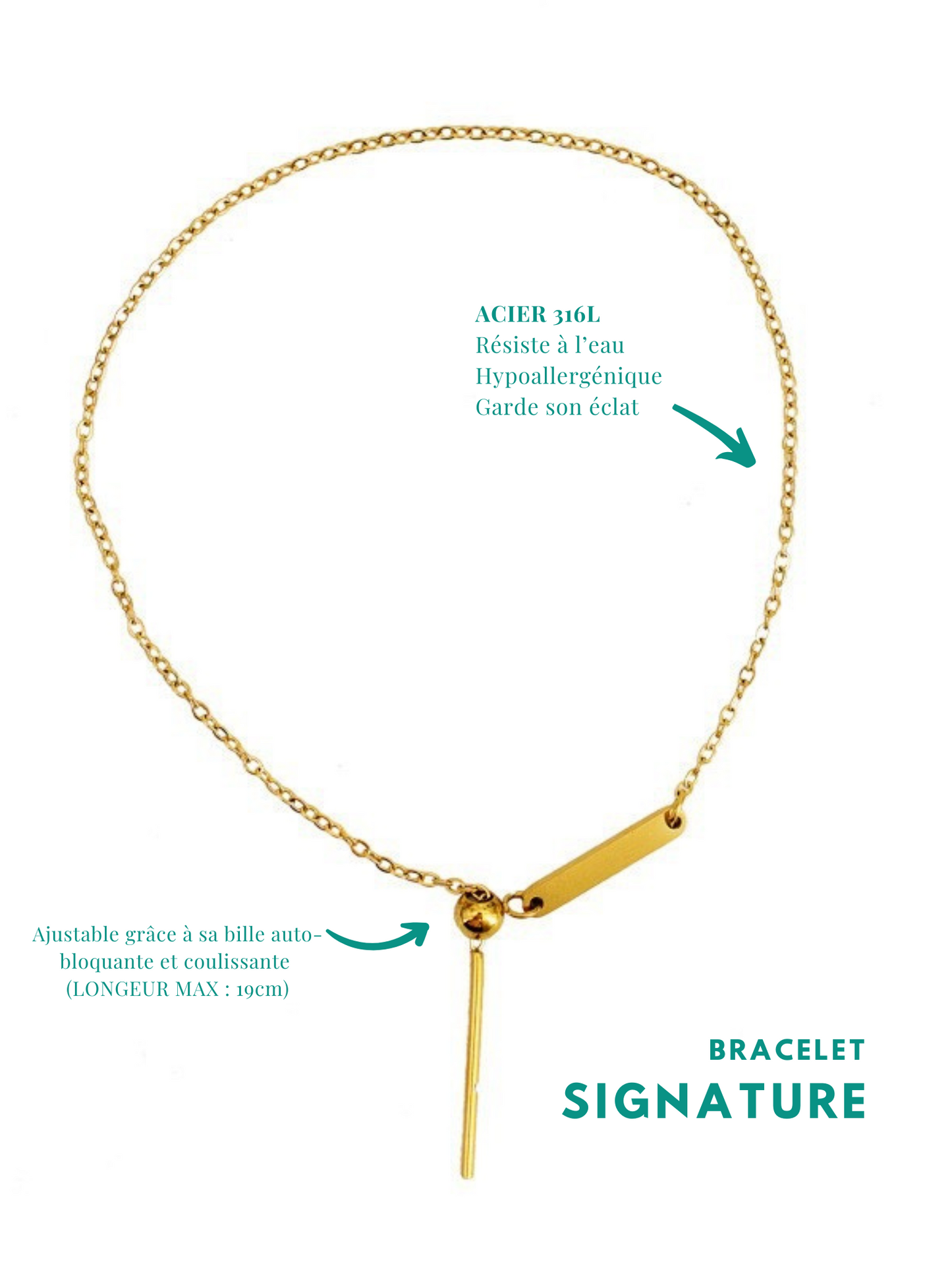 SIGNATURE l Bracelet personnalisable