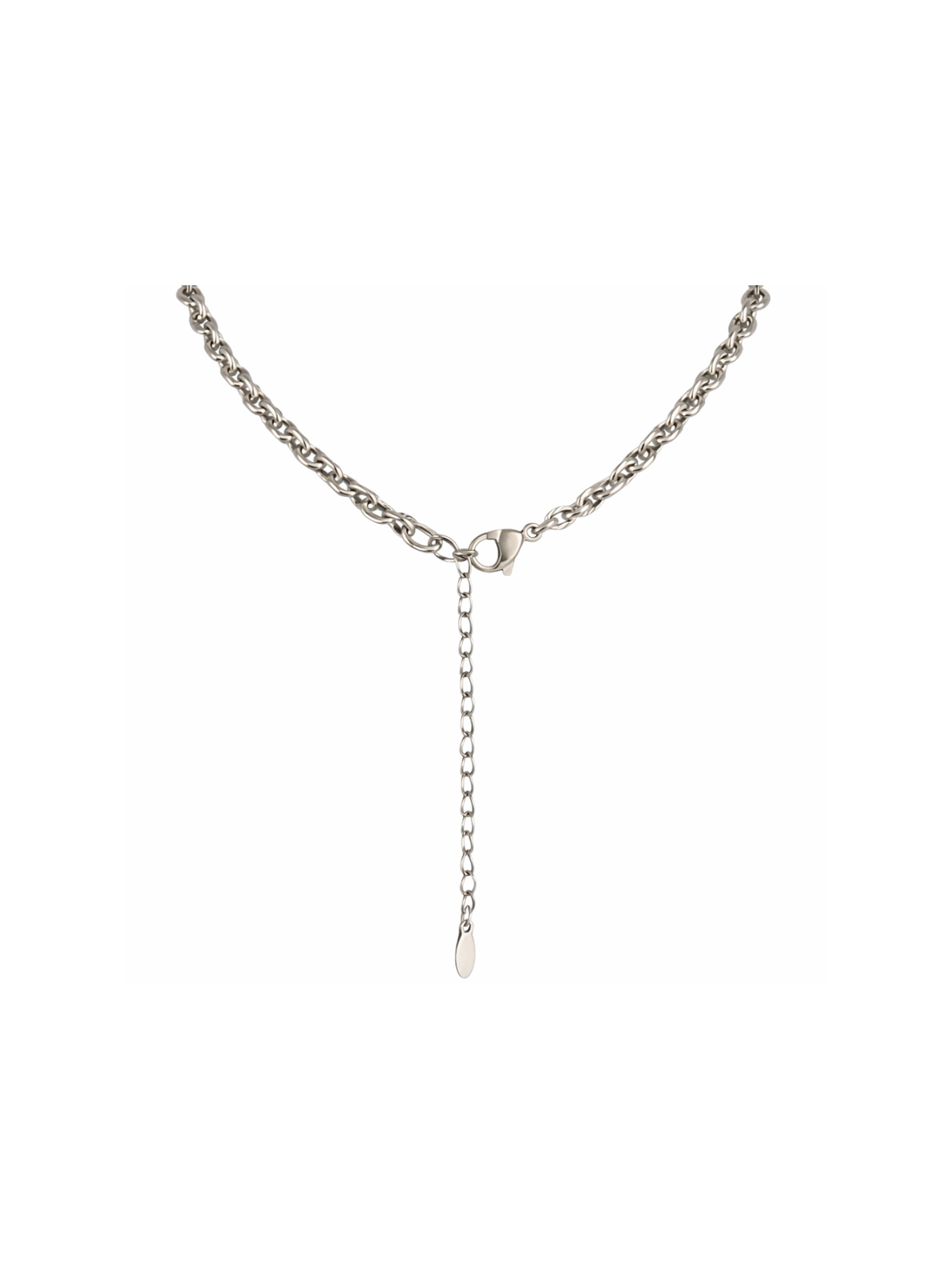 SANTORIN - Collier charms inoxydable