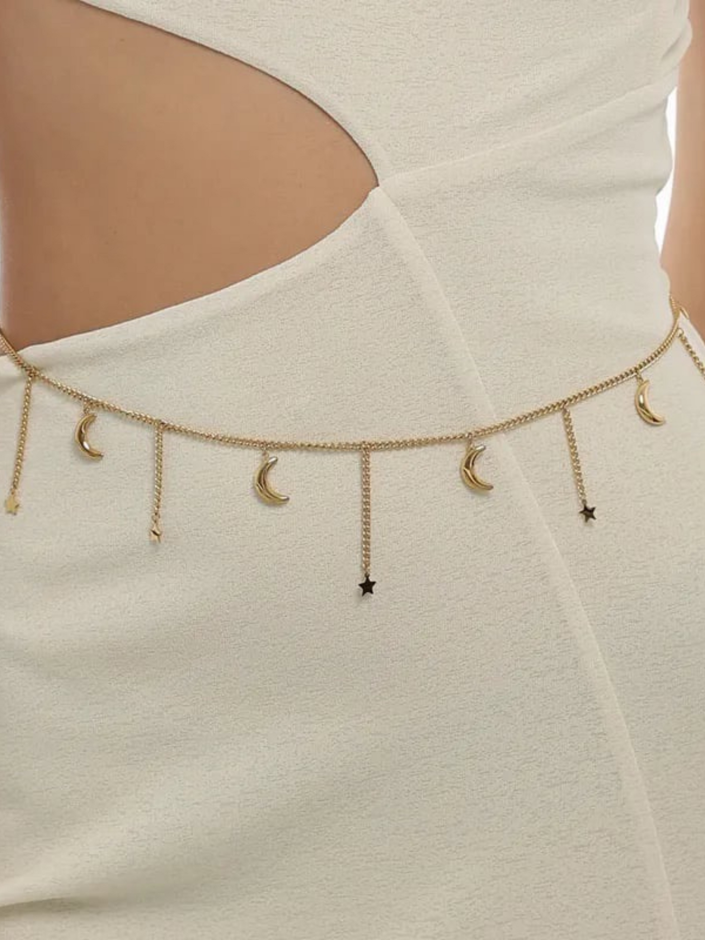 LUNA l Chaîne de taille inoxydable (doré ou argenté)