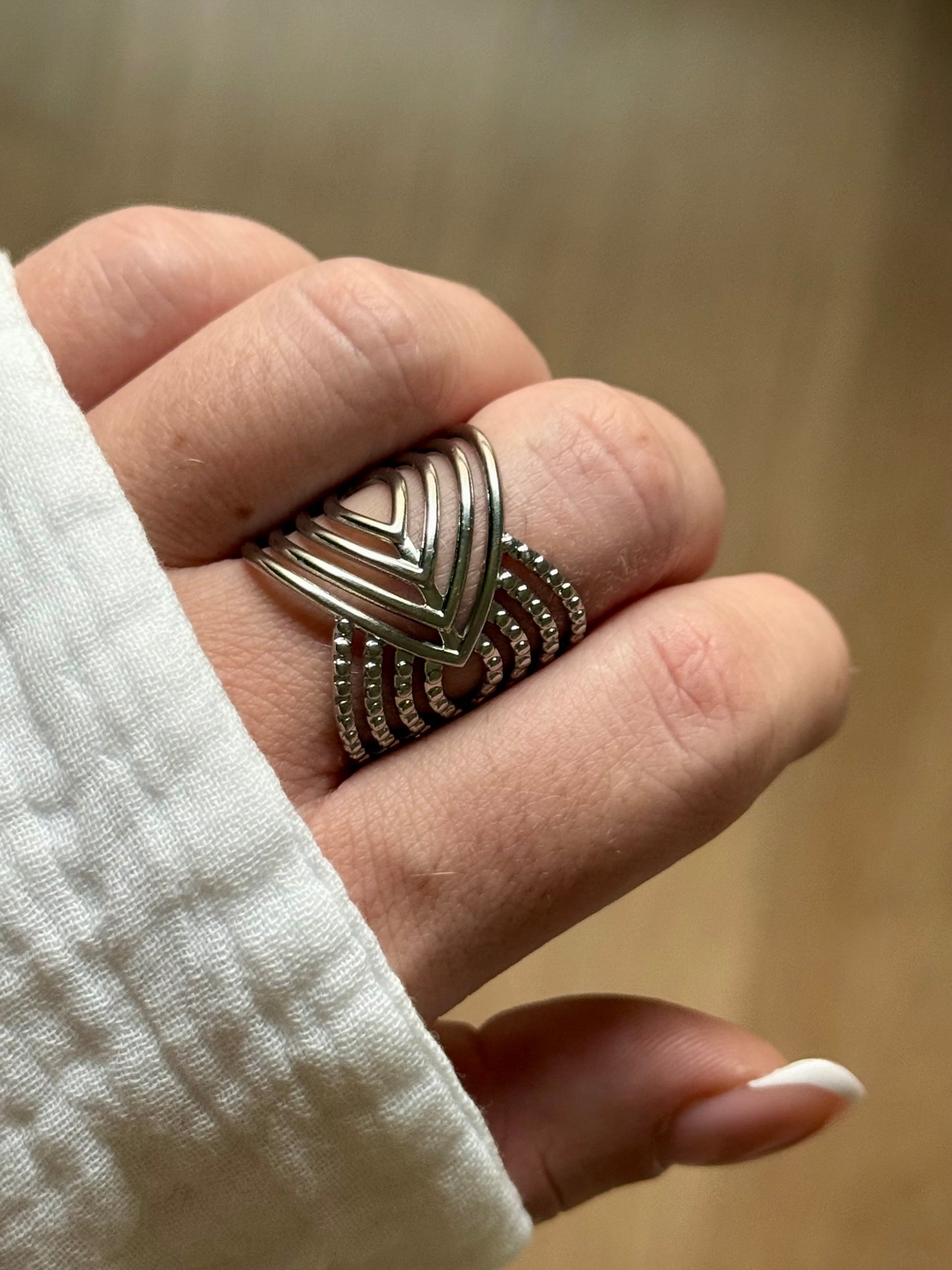 SUZANNE l Bague inoxydable