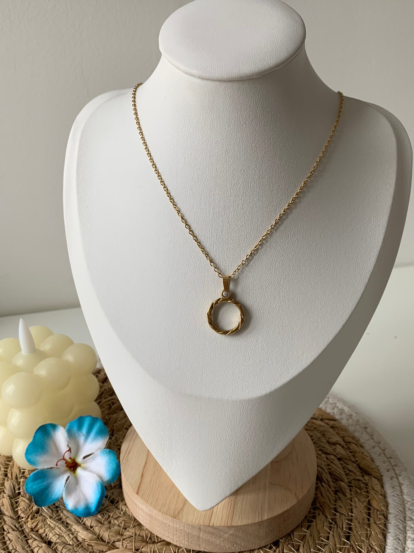 Collier ajustable en acier inoxydable