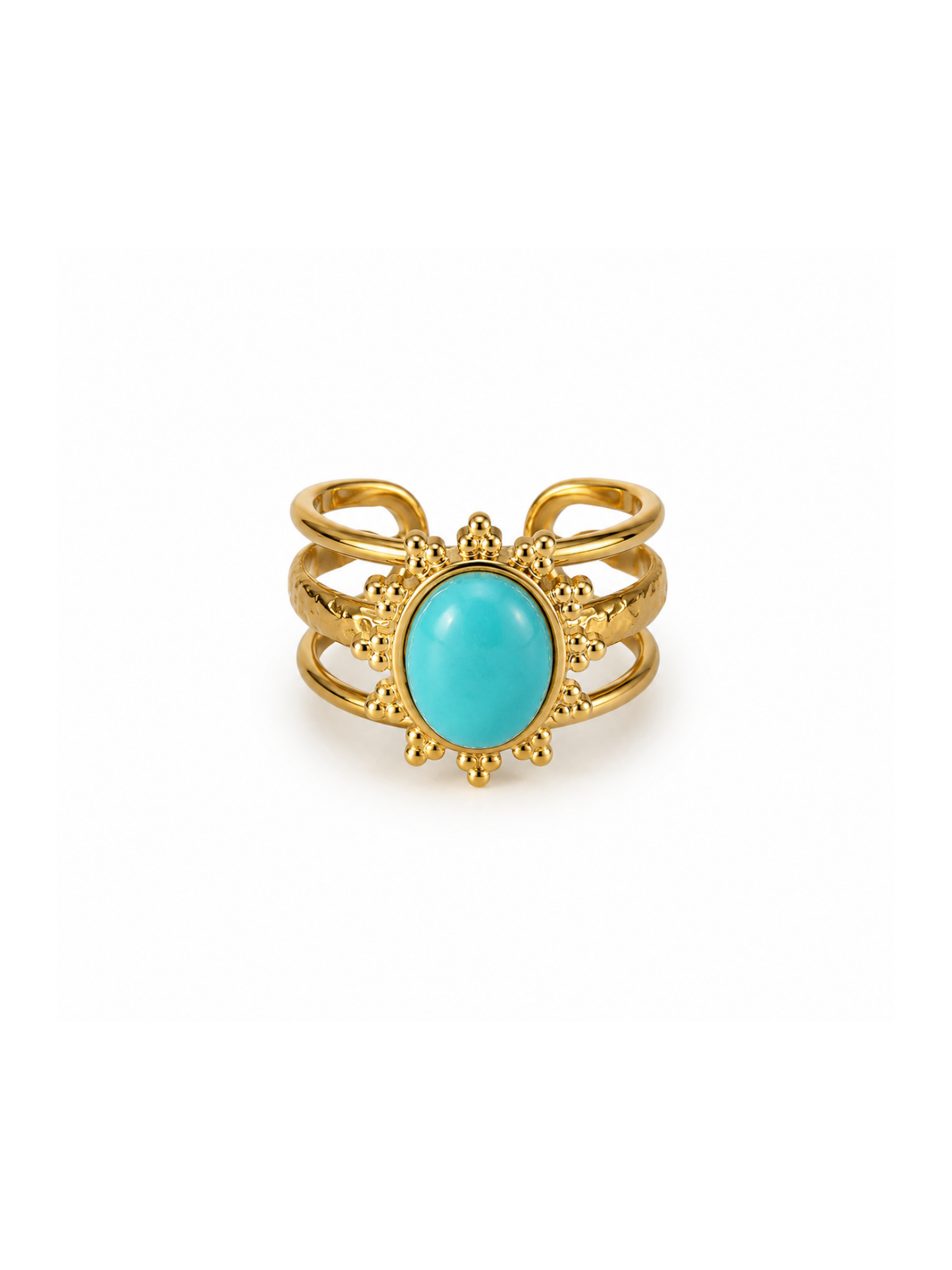 NEW l Bague colorée inoxydable