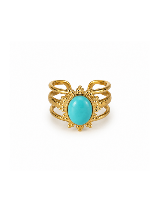 NEW l Bague colorée inoxydable