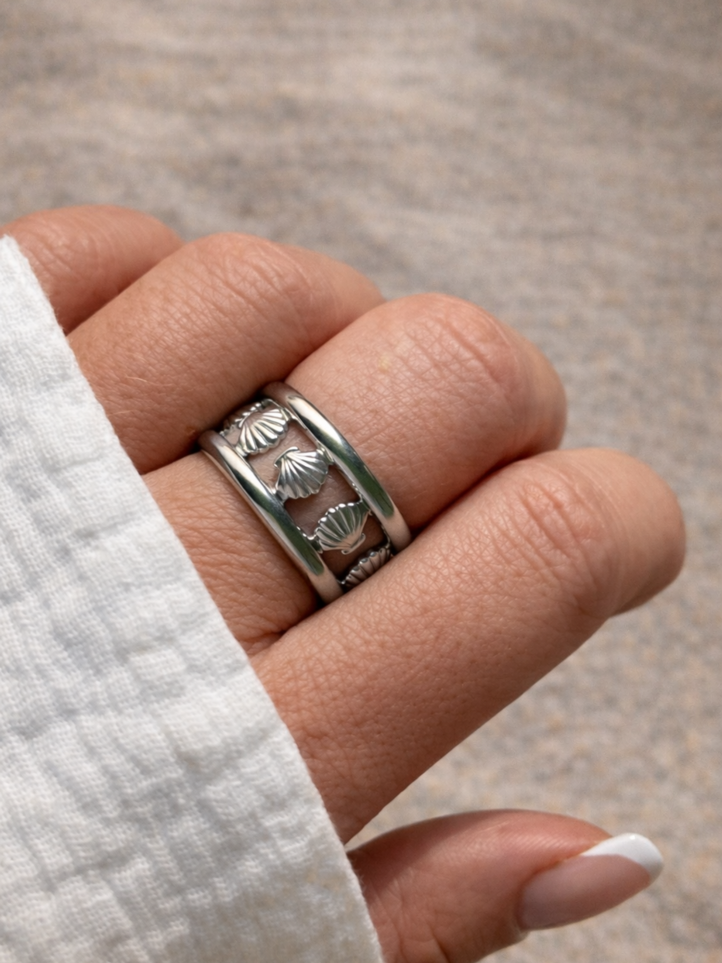 OCEAN MOOD - ANÉMONE l Bague inoxydable