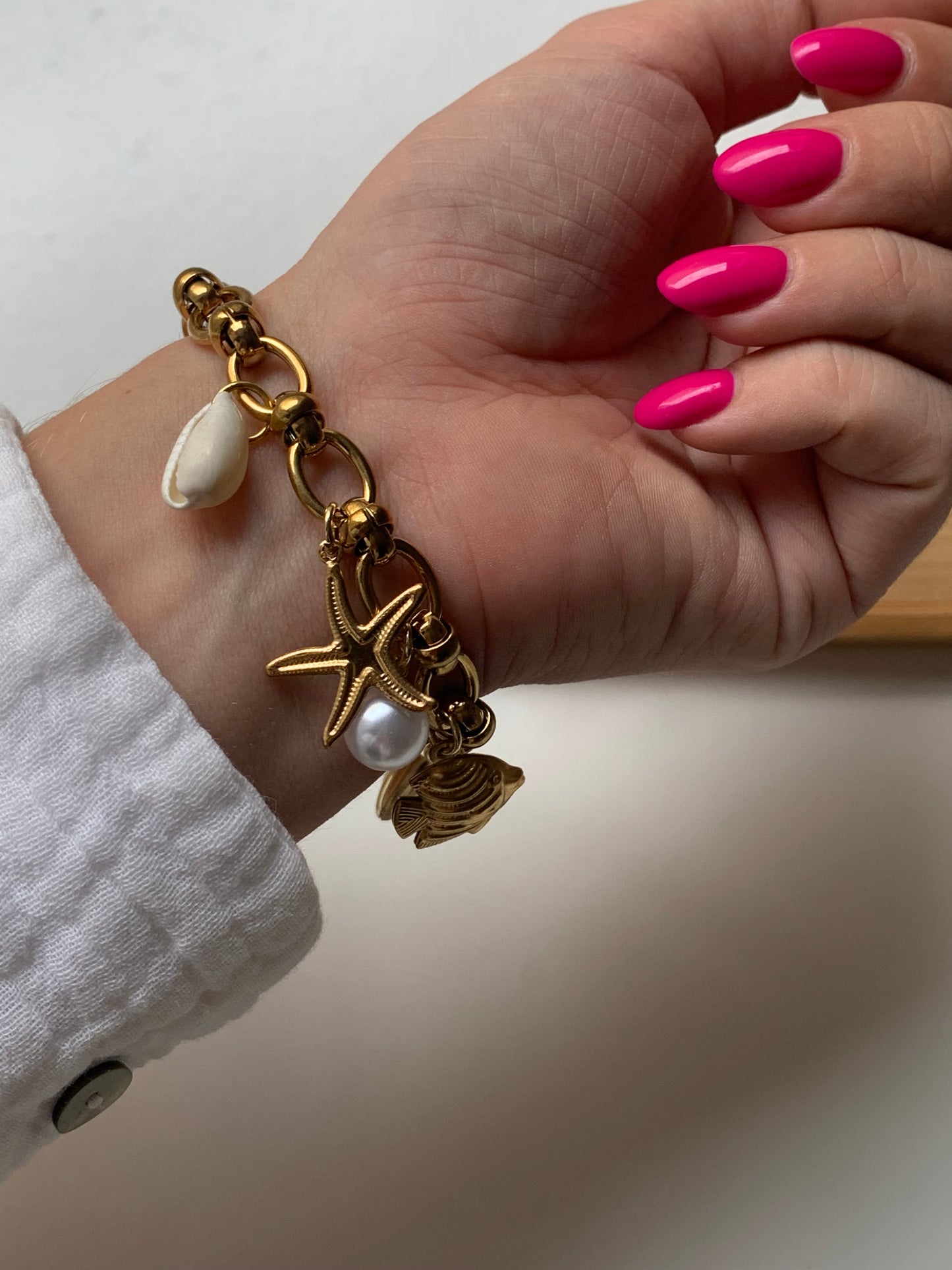 BALI l Bracelet charms inoxydable
