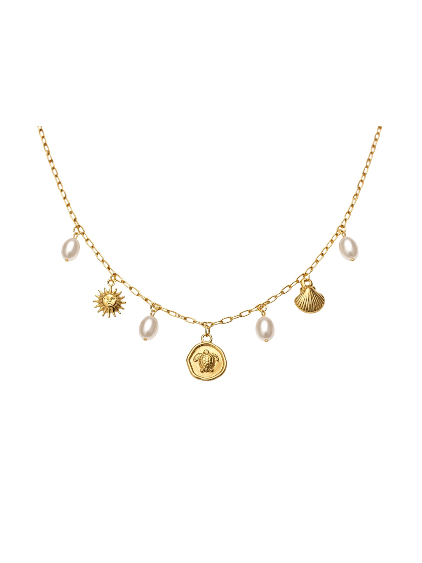 OCEAN MOOD - ALOHA l Collier charms inoxydable