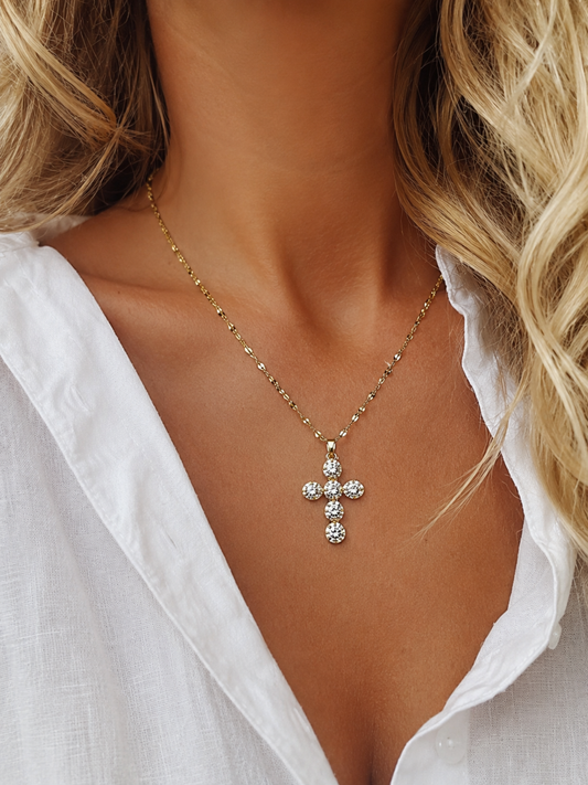 NEW l Collier chrétien inoxydable