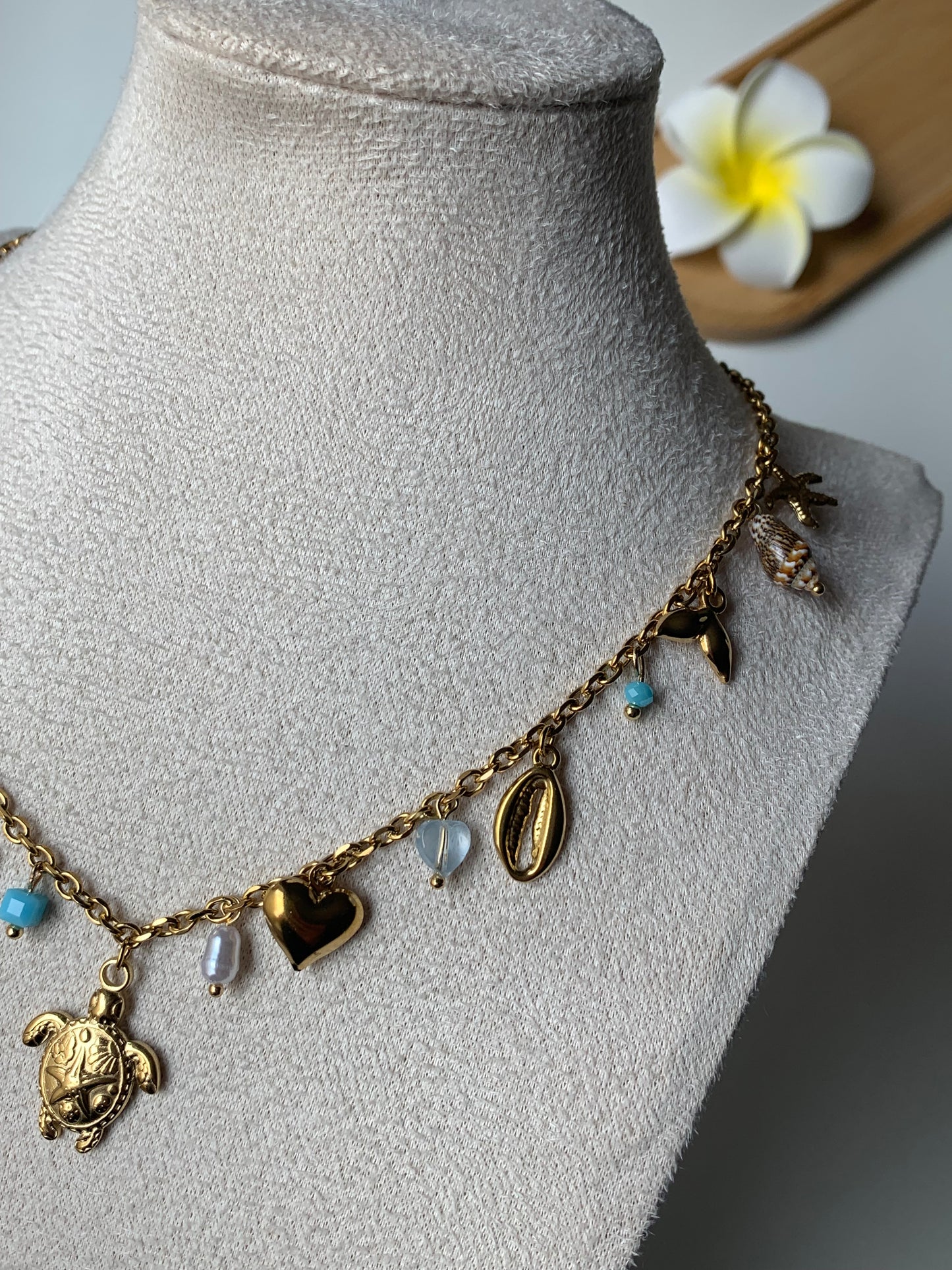 MARTINIQUE l Collier charms inoxydable