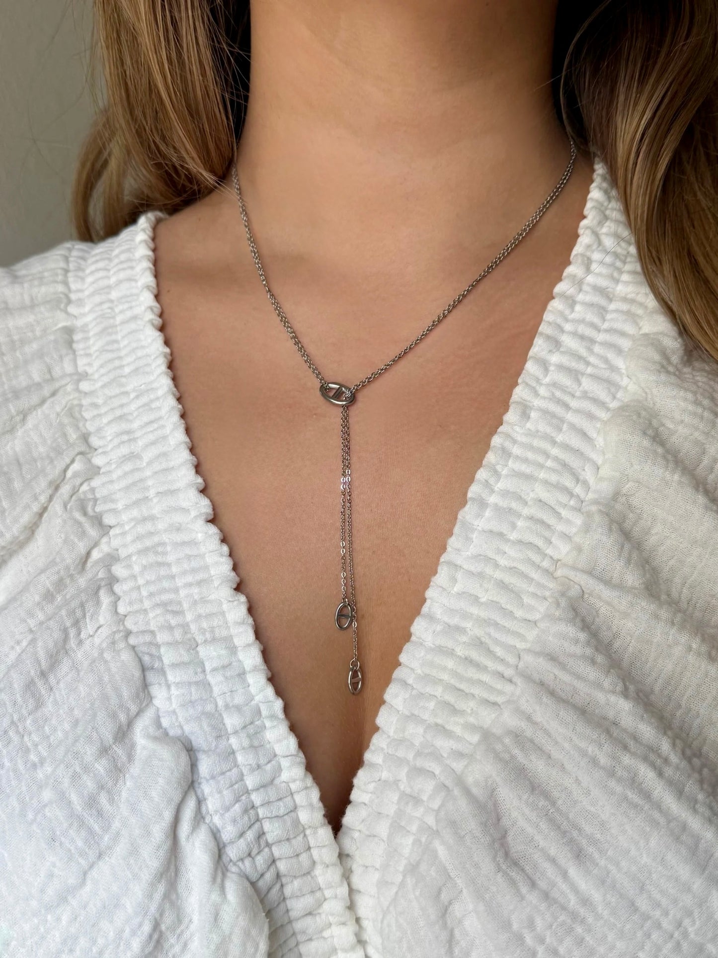 ELORA l Collier Y inoxydable