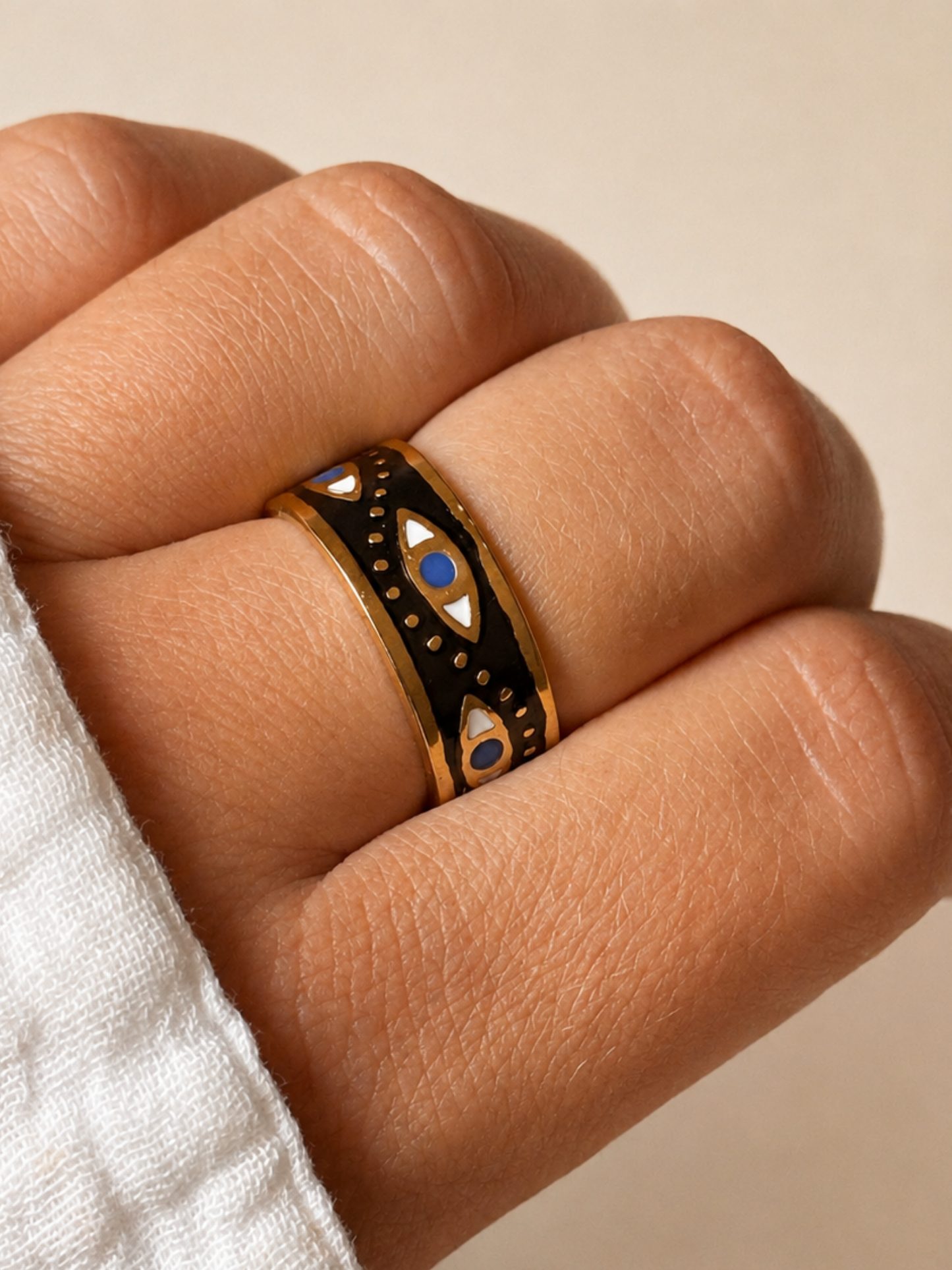 NEW l Bague colorée inoxydable