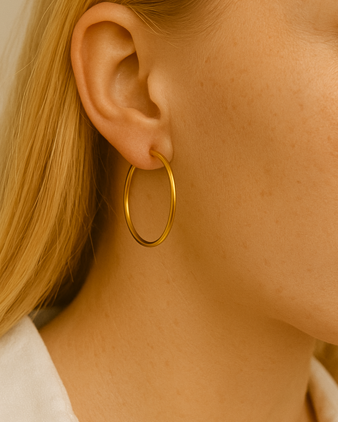 JUDE l Créoles inoxydables -3cm-