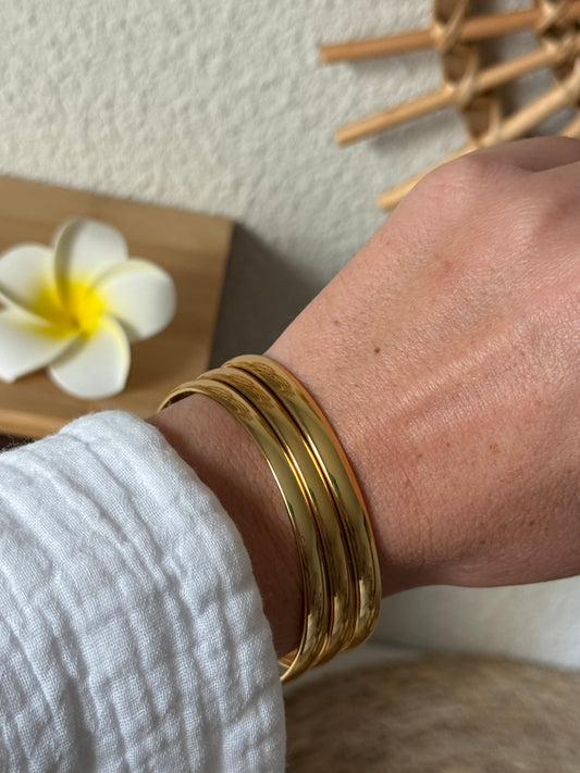 ESMERALDA l Jonc inoxydable -lot de 3-