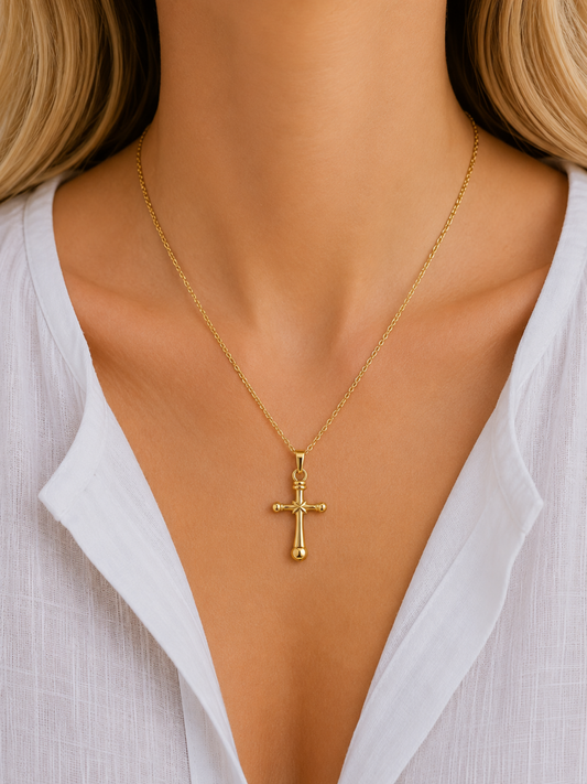NEW l Collier chrétien inoxydable