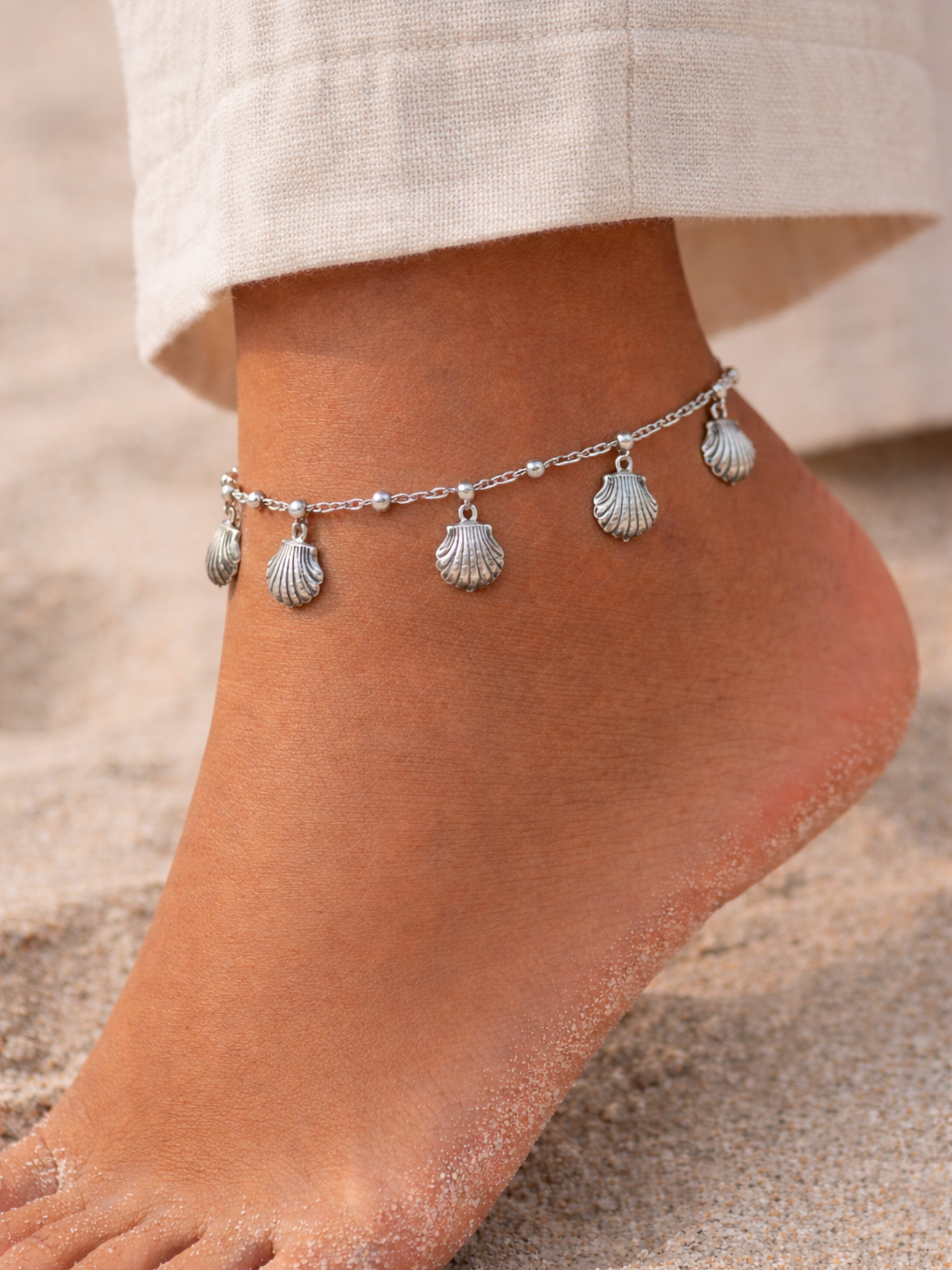 OCEAN MOOD - ARCHIPEL l Bracelet inoxydable pour la cheville