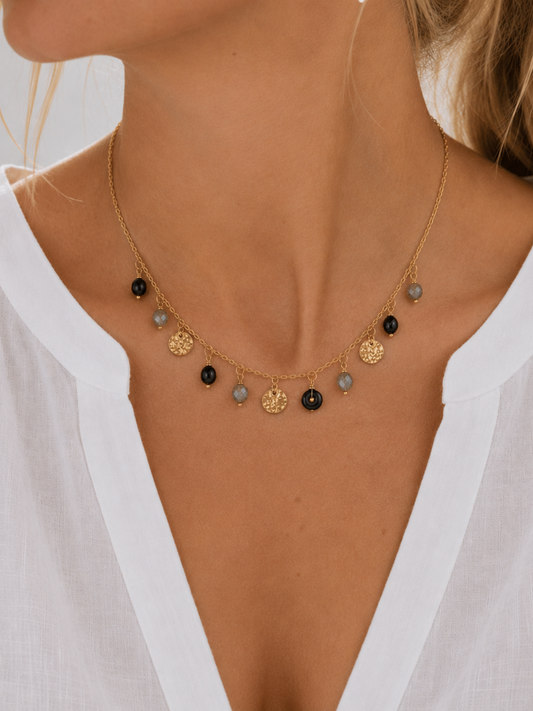 NEW l Collier coloré inoxydable
