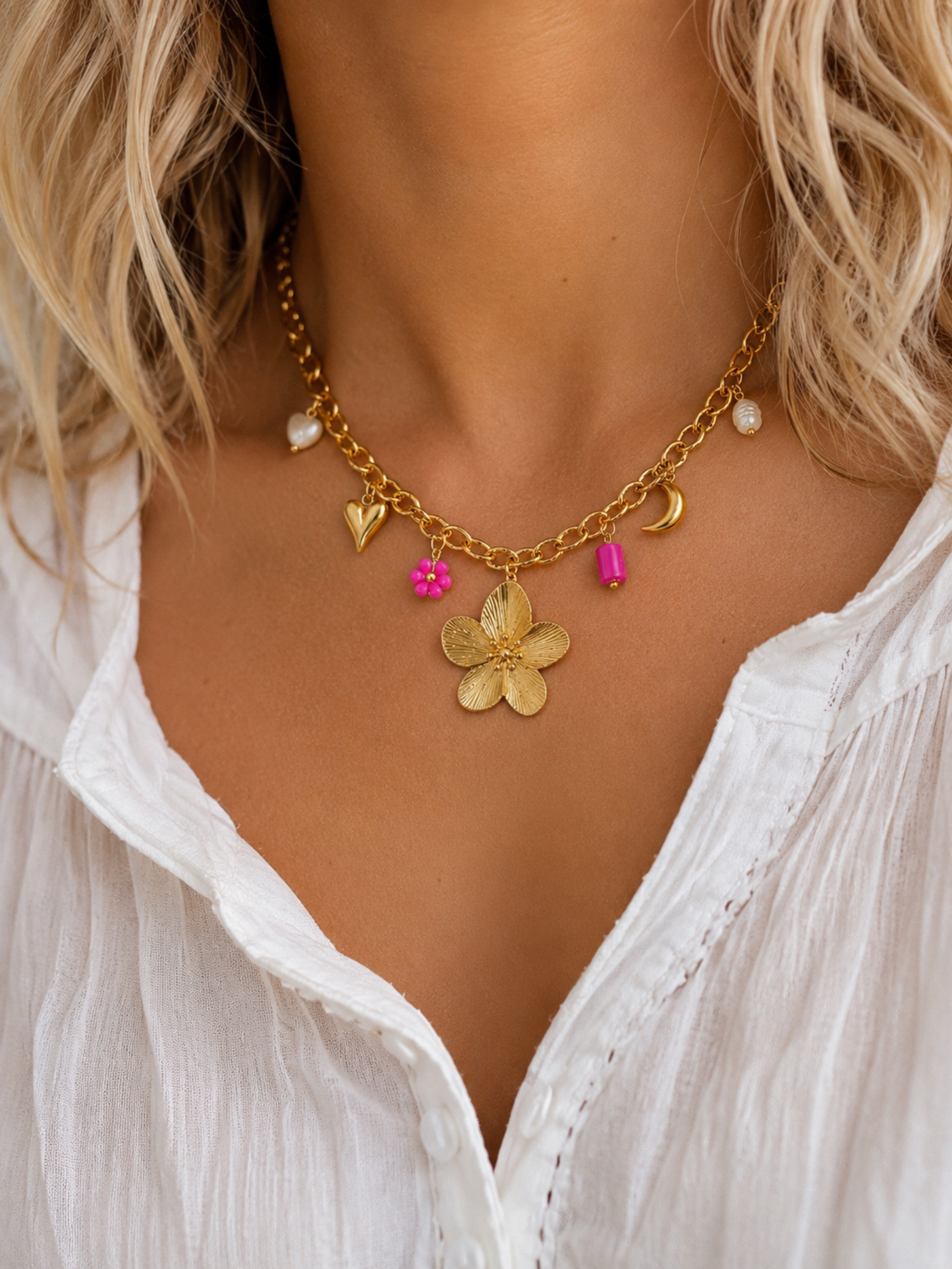 CHARMS l Collier charms inoxydable