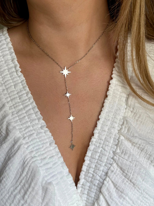 ÉTOILÉE l Collier Y inoxydable