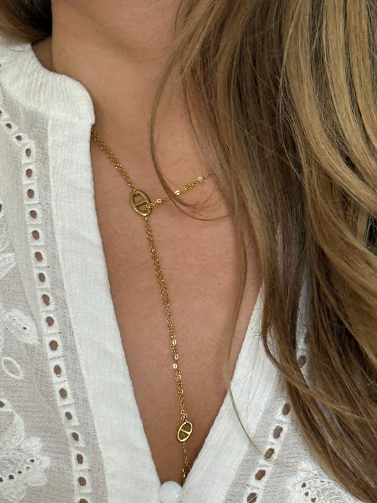 ELORA l Collier Y inoxydable