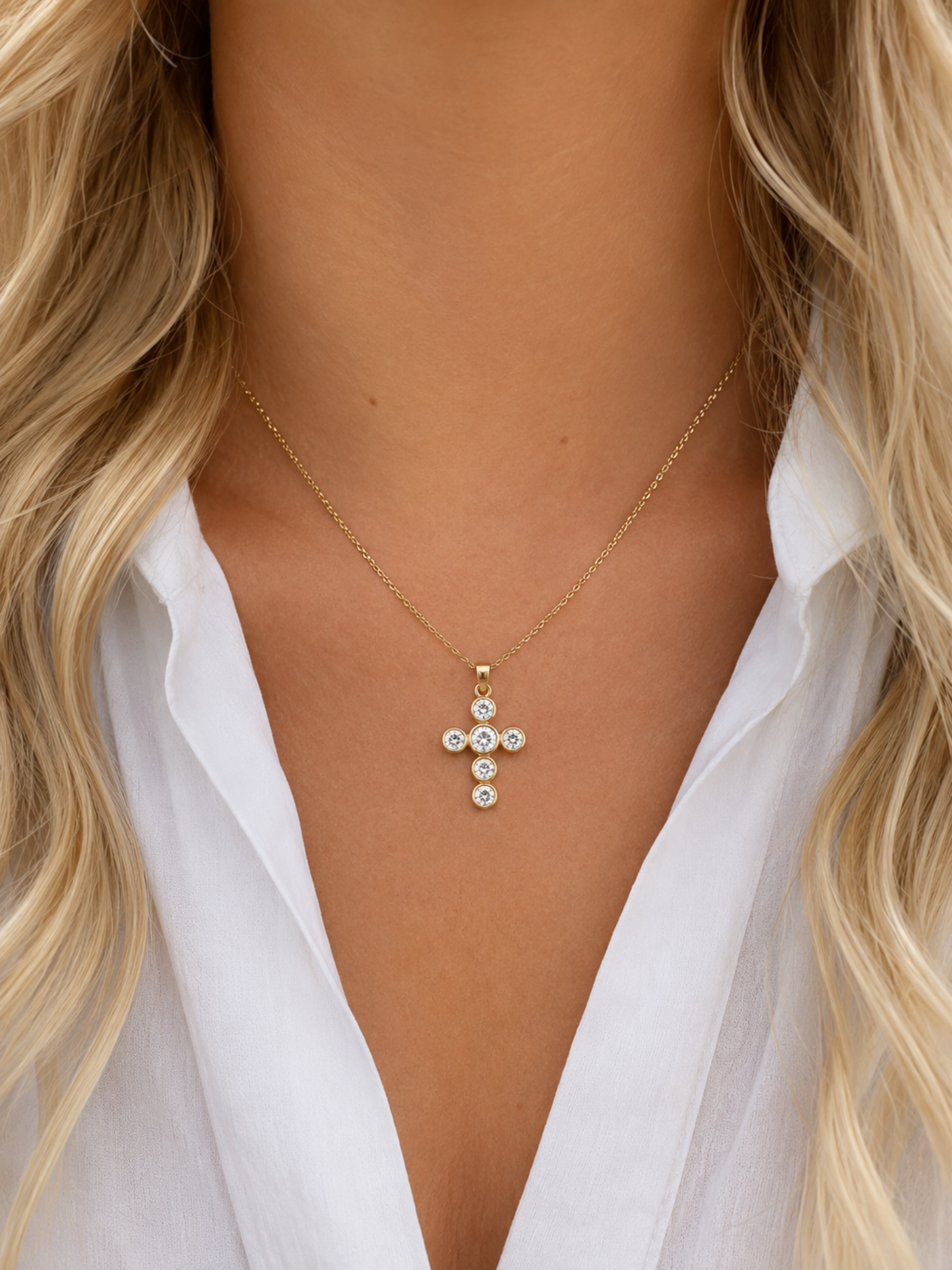 NEW l Collier chrétien inoxydable