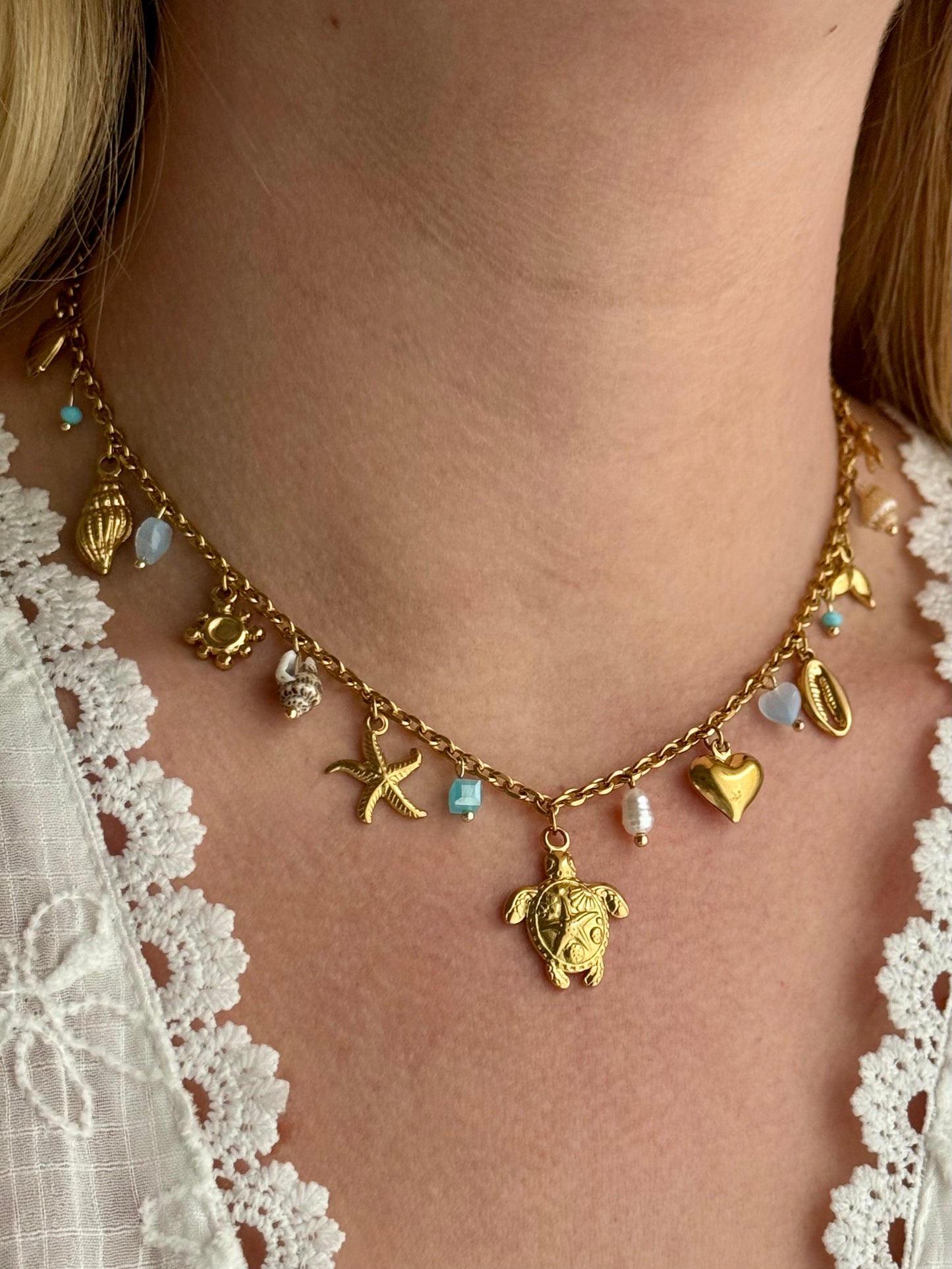 MARTINIQUE l Collier charms inoxydable