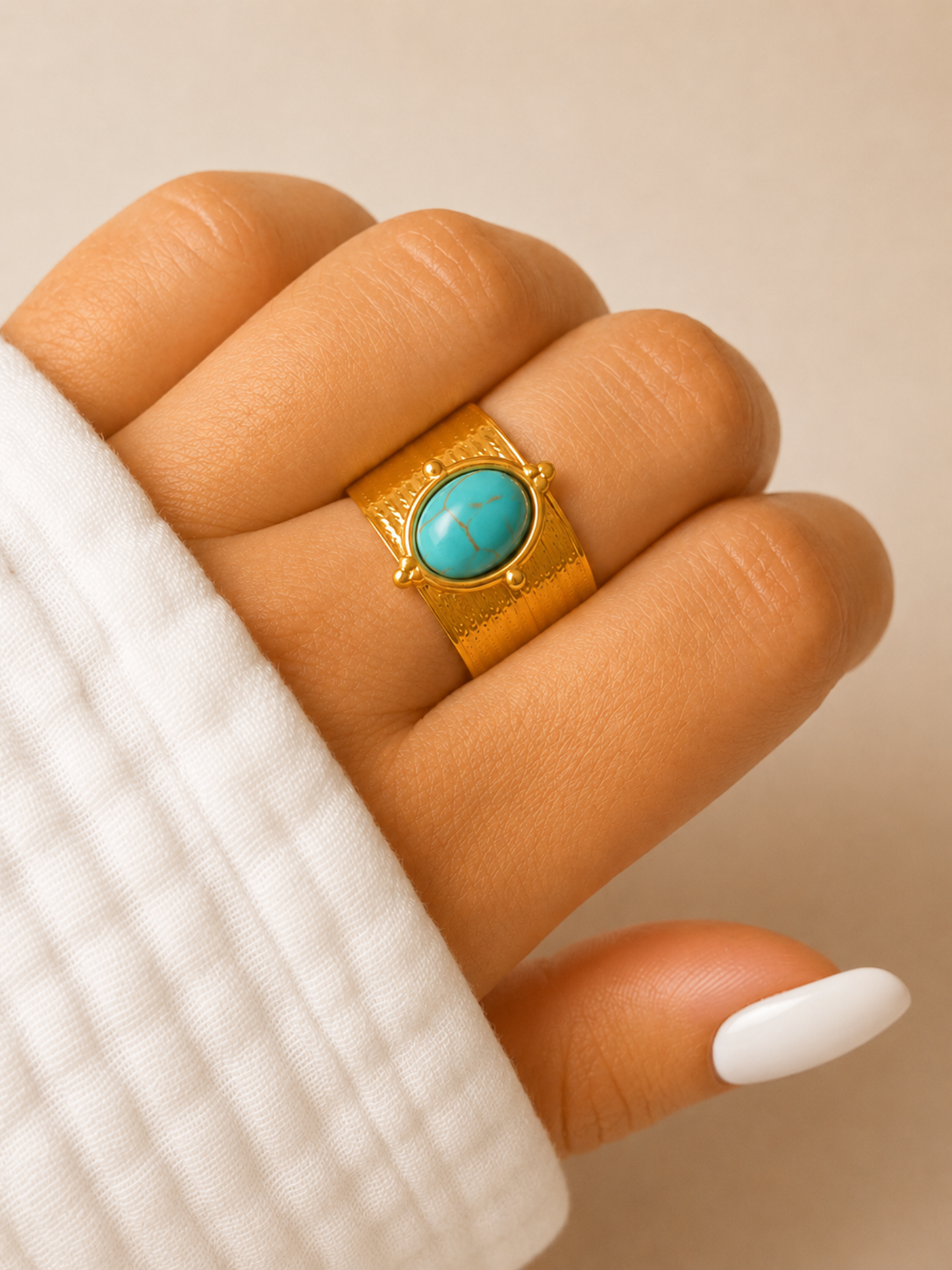 NEW l Bague colorée inoxydable