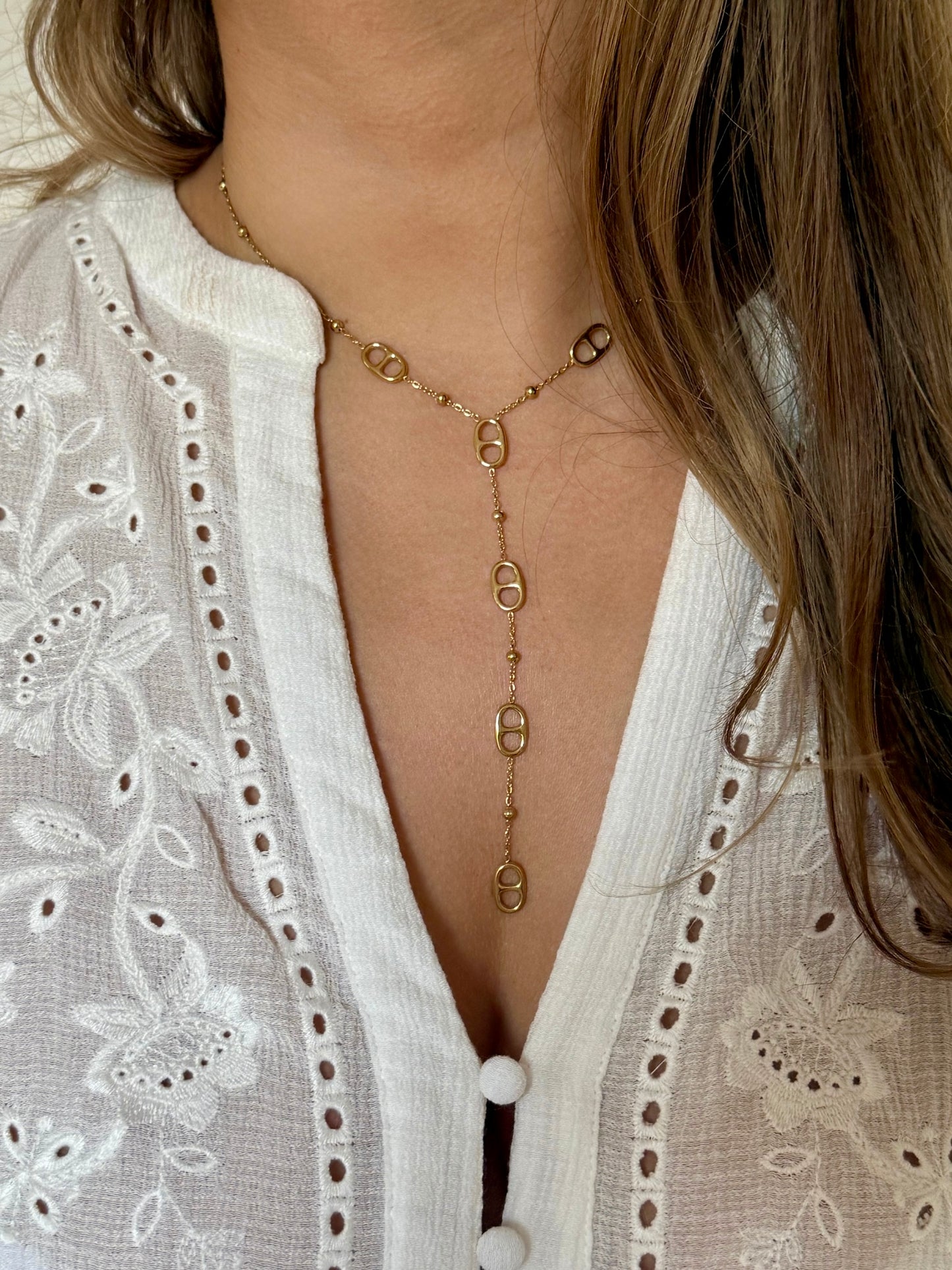 PROMESSE l Collier Y inoxydable