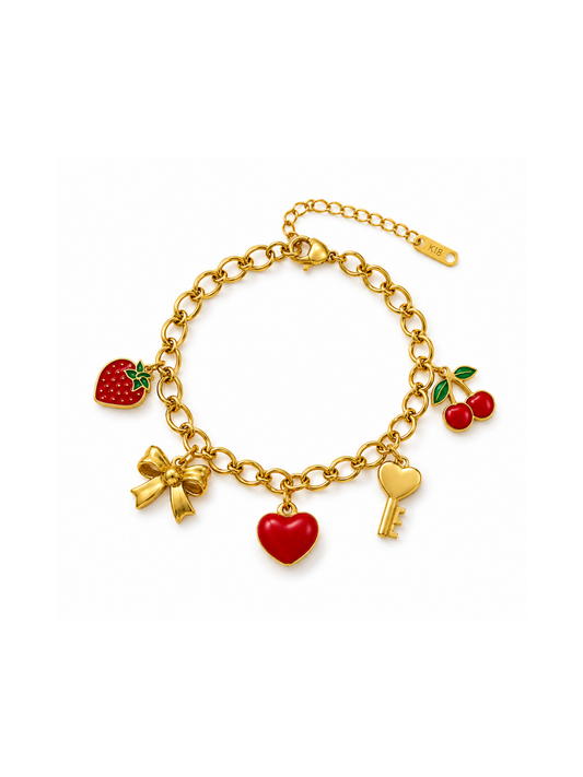 NEW l Bracelet charms inoxydable