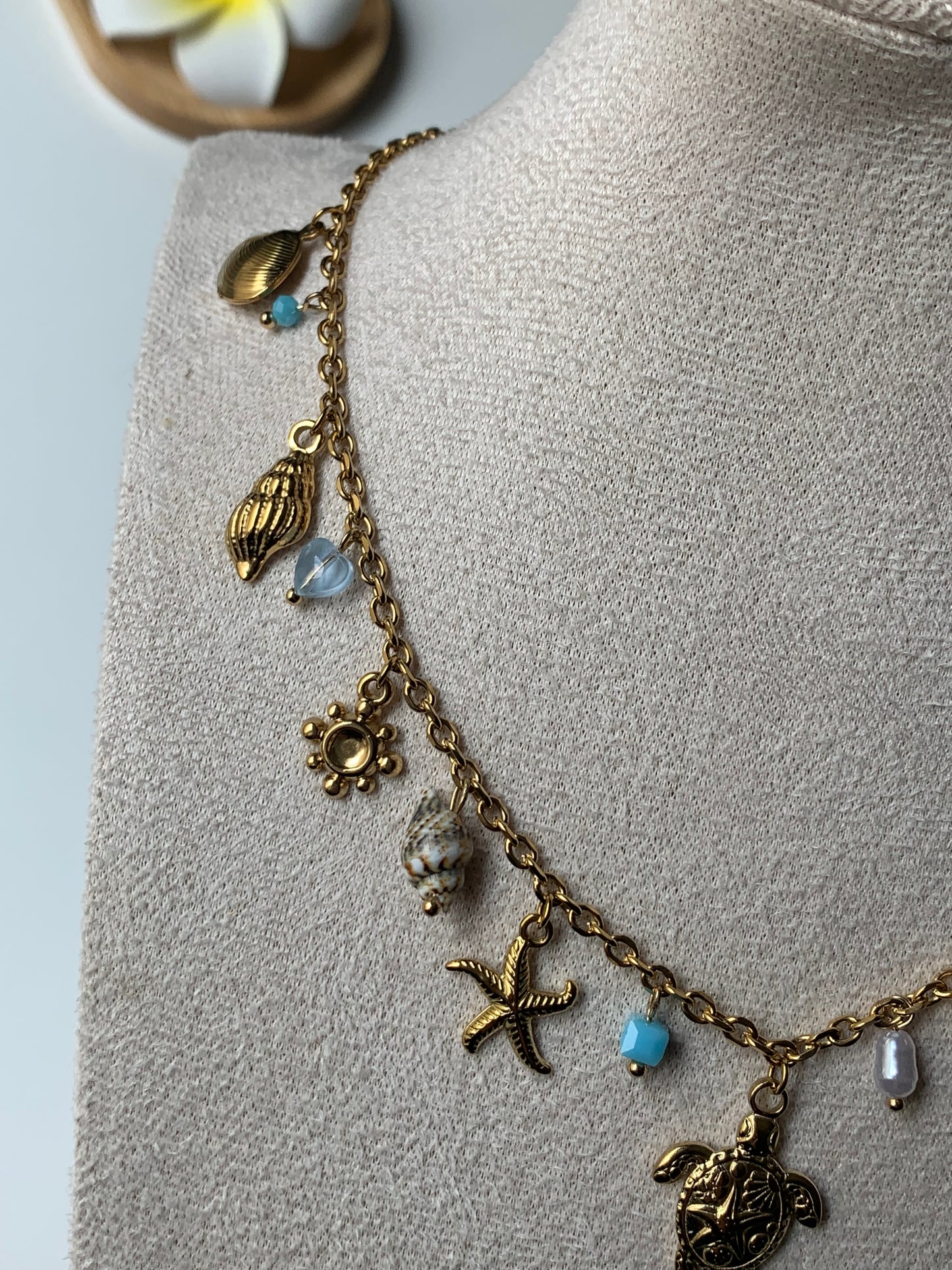 MARTINIQUE l Collier charms inoxydable