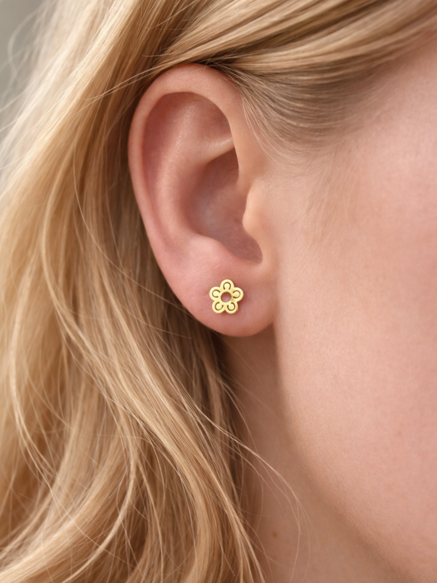 NEW l Boucles puces inoxydables