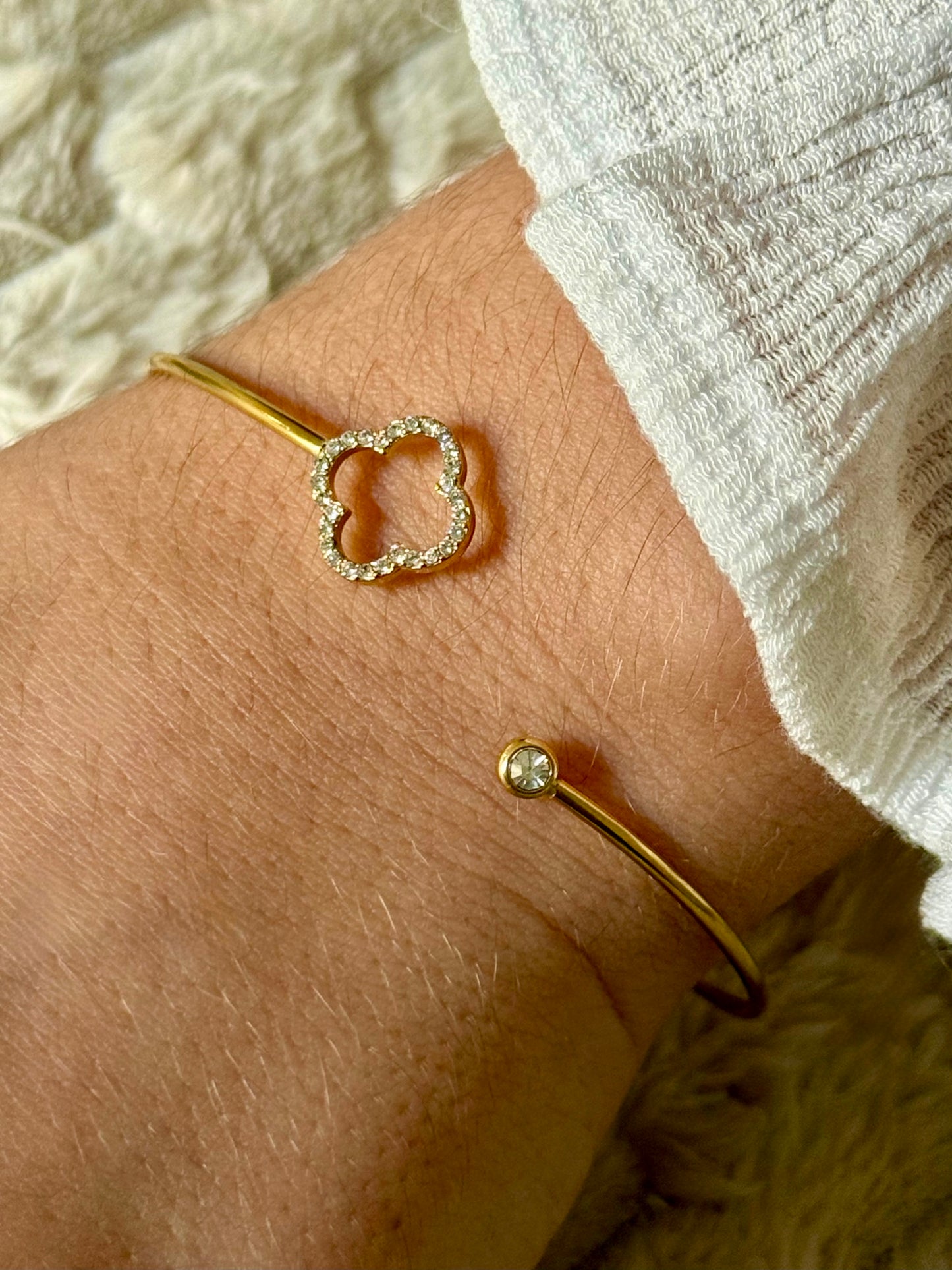 CHANCEUSE l Bracelet inoxydable