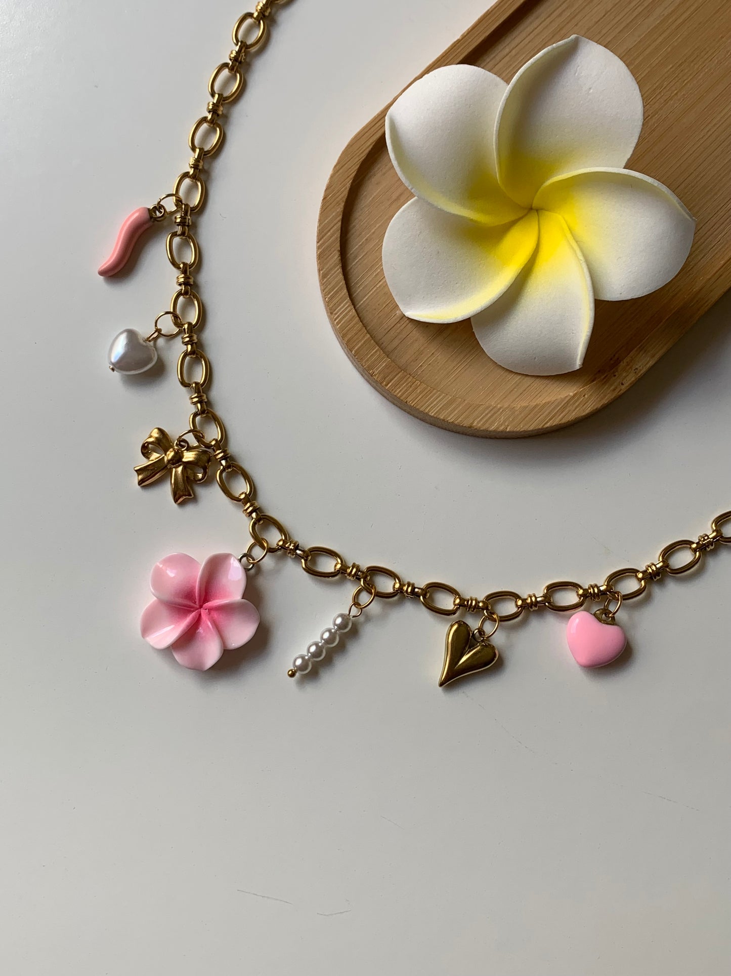 FLORIDE - Collier charms inoxydable