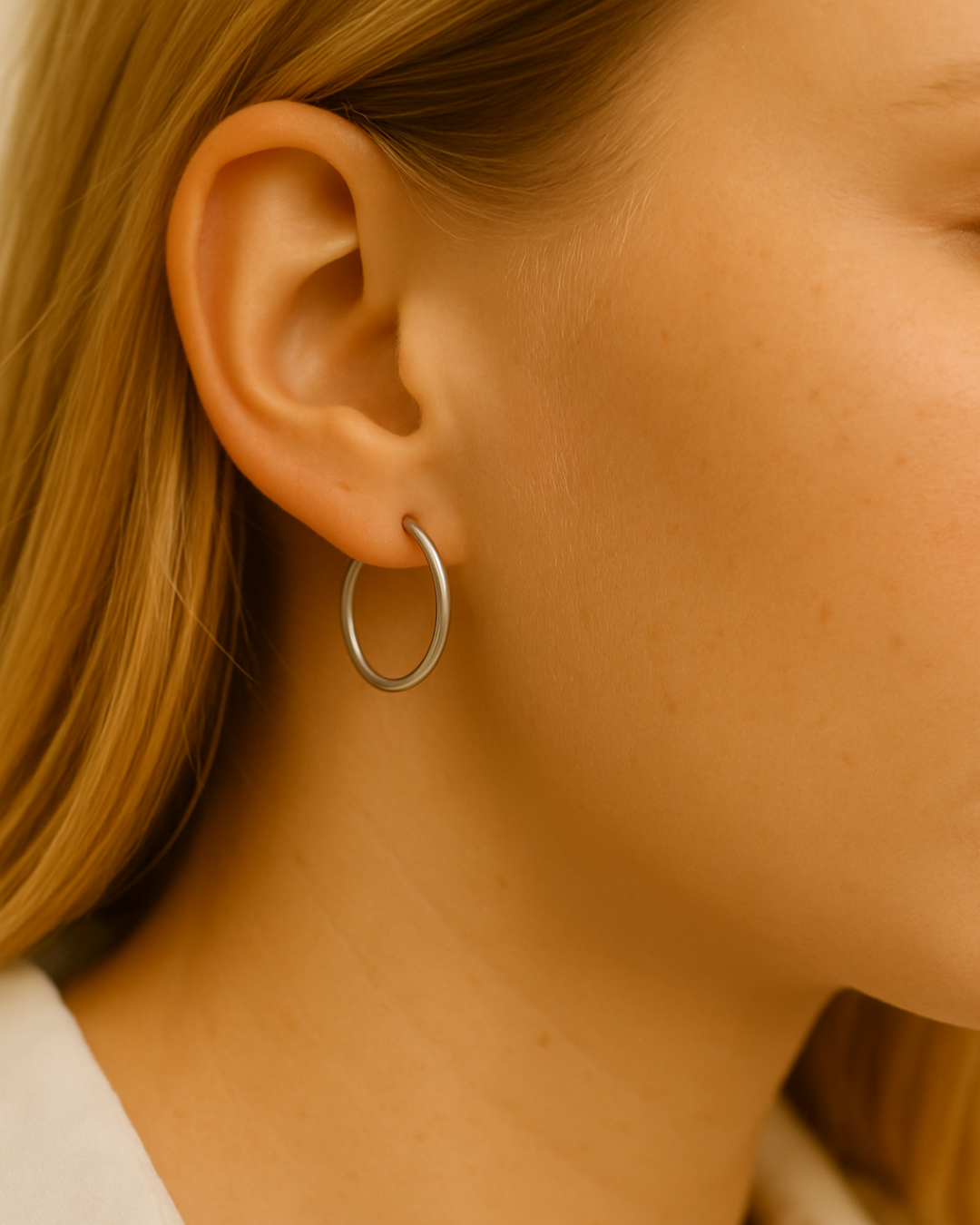 JUDE l Créoles inoxydables -2cm-