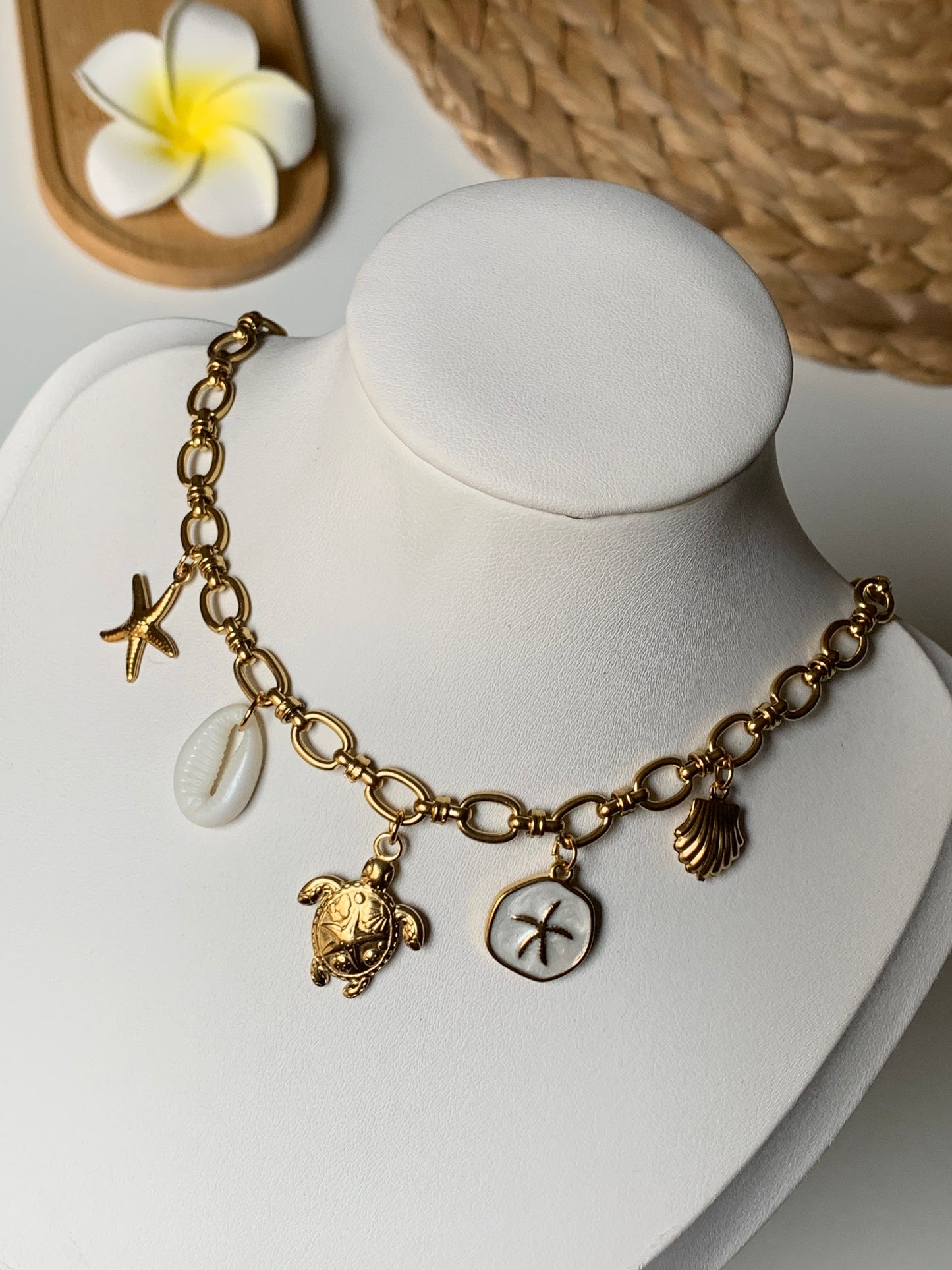 BARCELONA l Collier charms inoxydable