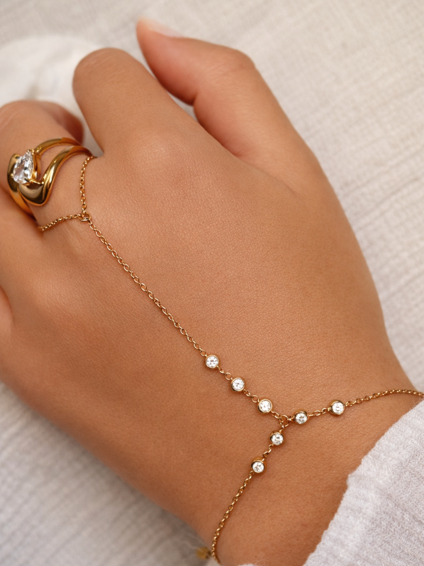 AURORE l Chaîne de main inoxydable