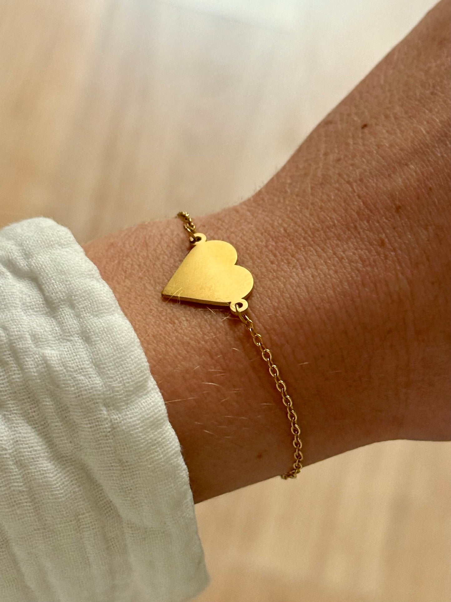 CŒUR l Bracelet inoxydable