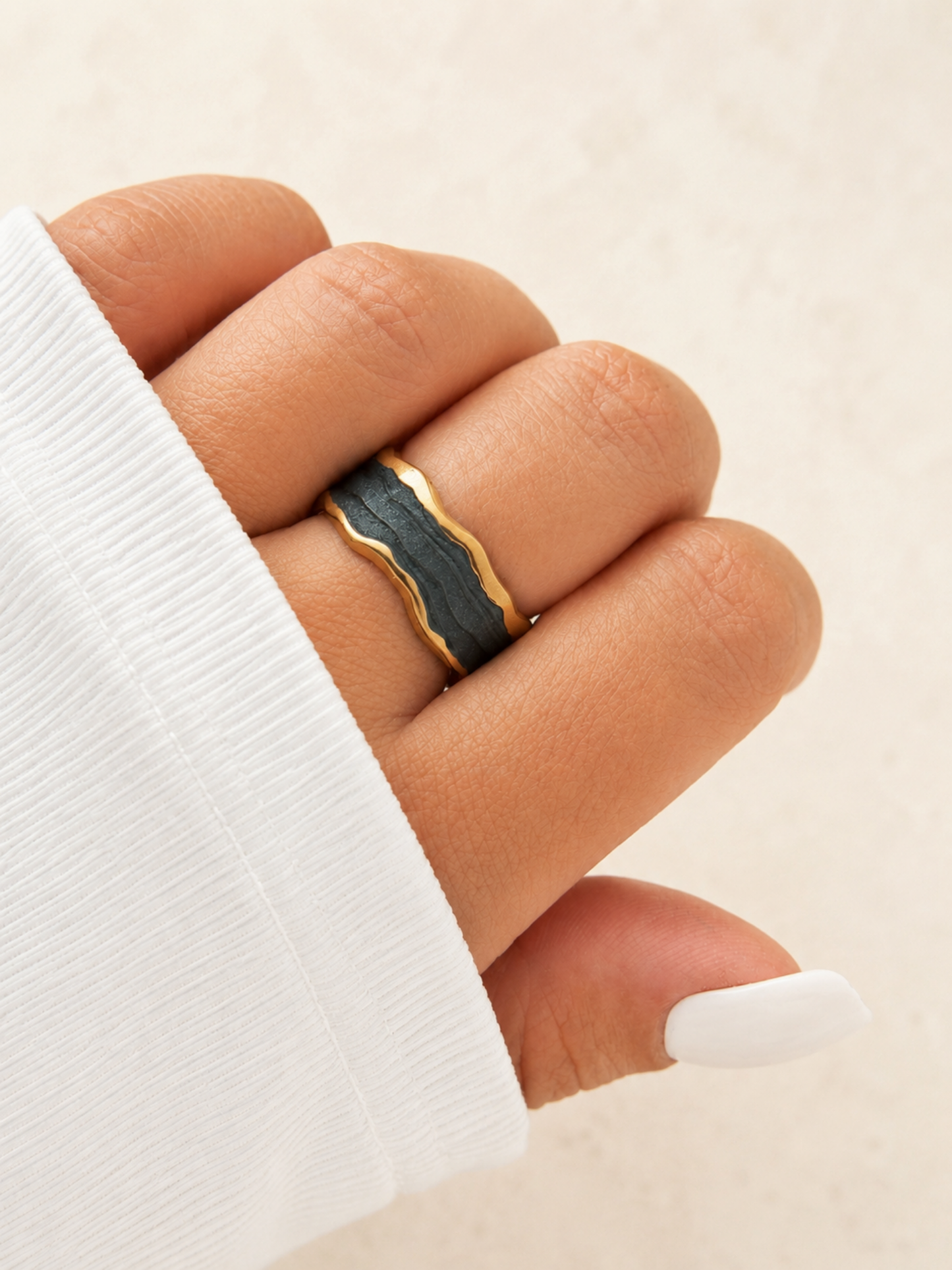 NEW l Bague colorée inoxydable
