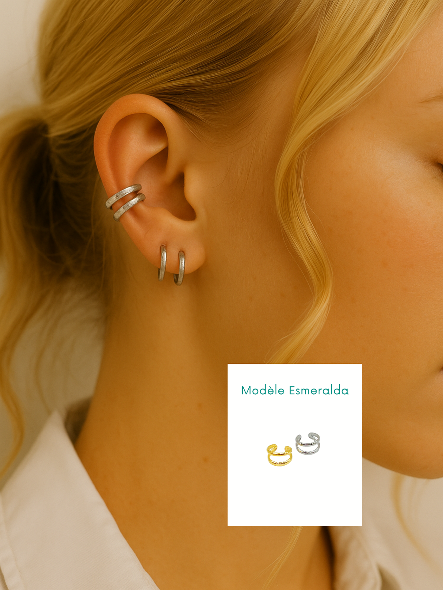 ESMERALDA l Earcuff inoxydable