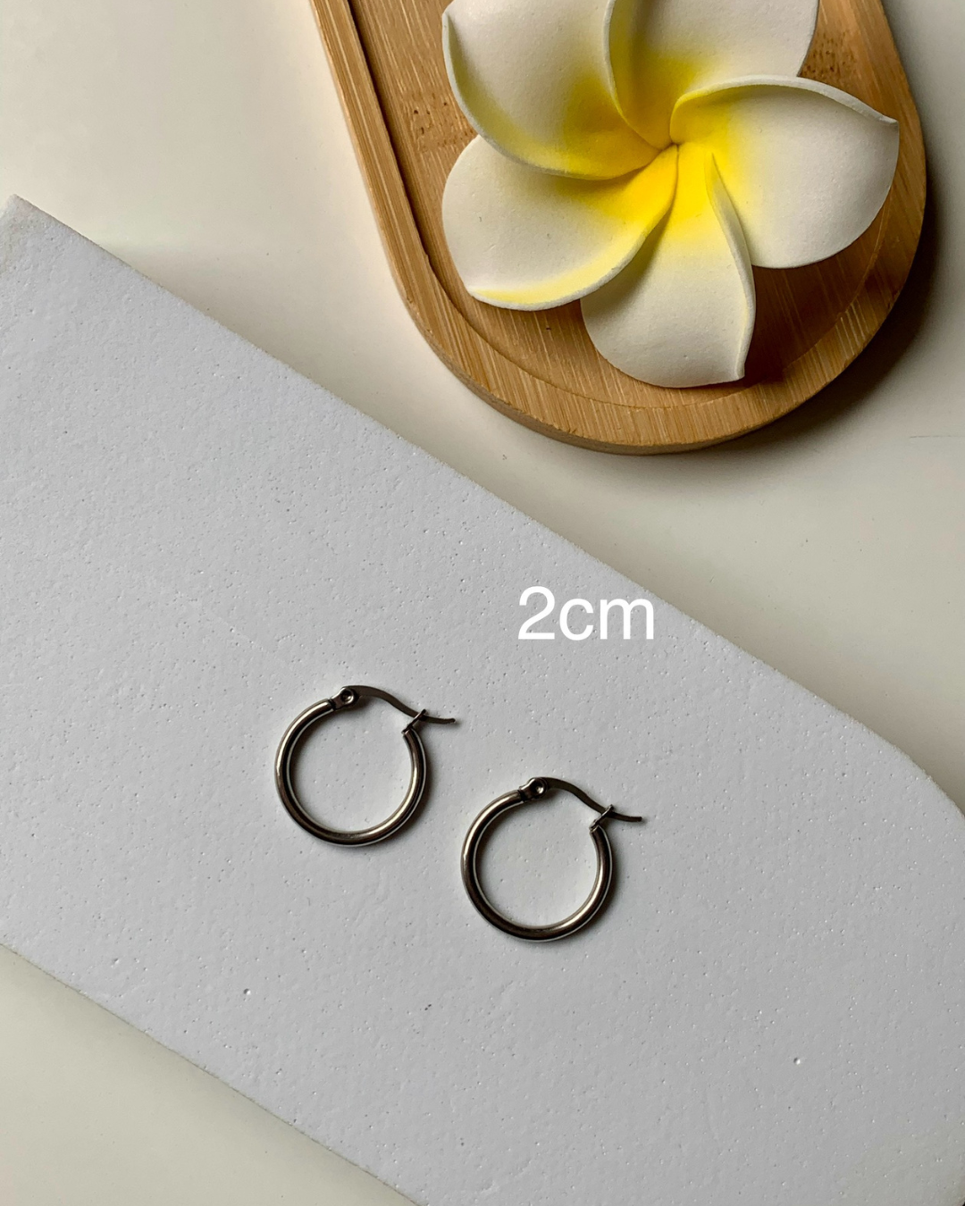 JUDE l Créoles inoxydables -2cm-