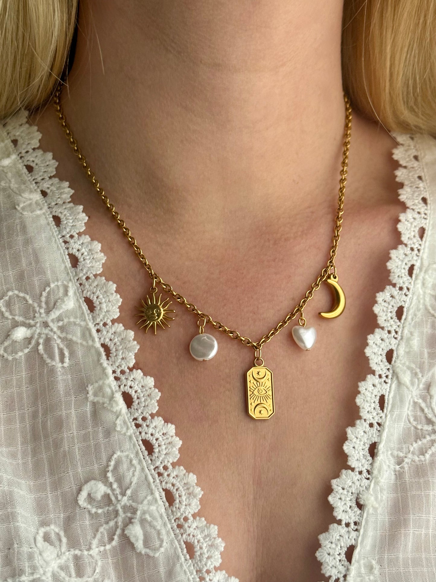 BONIFACCIO l Collier charms inoxydable