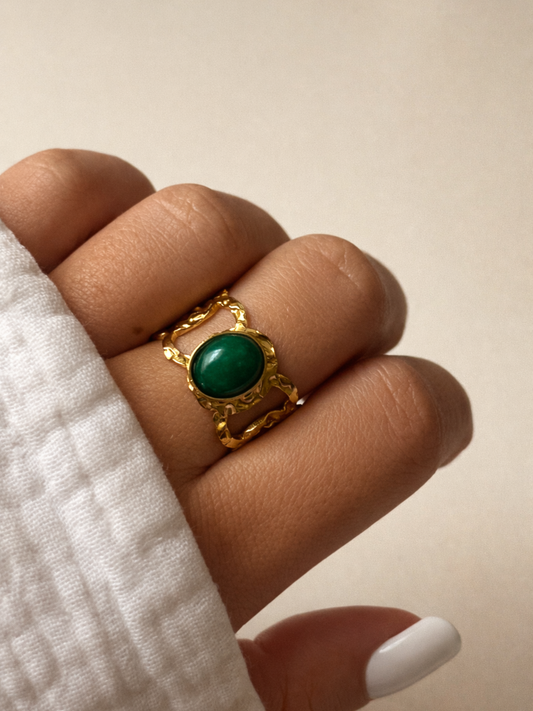 AVENTURINE l Bague inoxydable