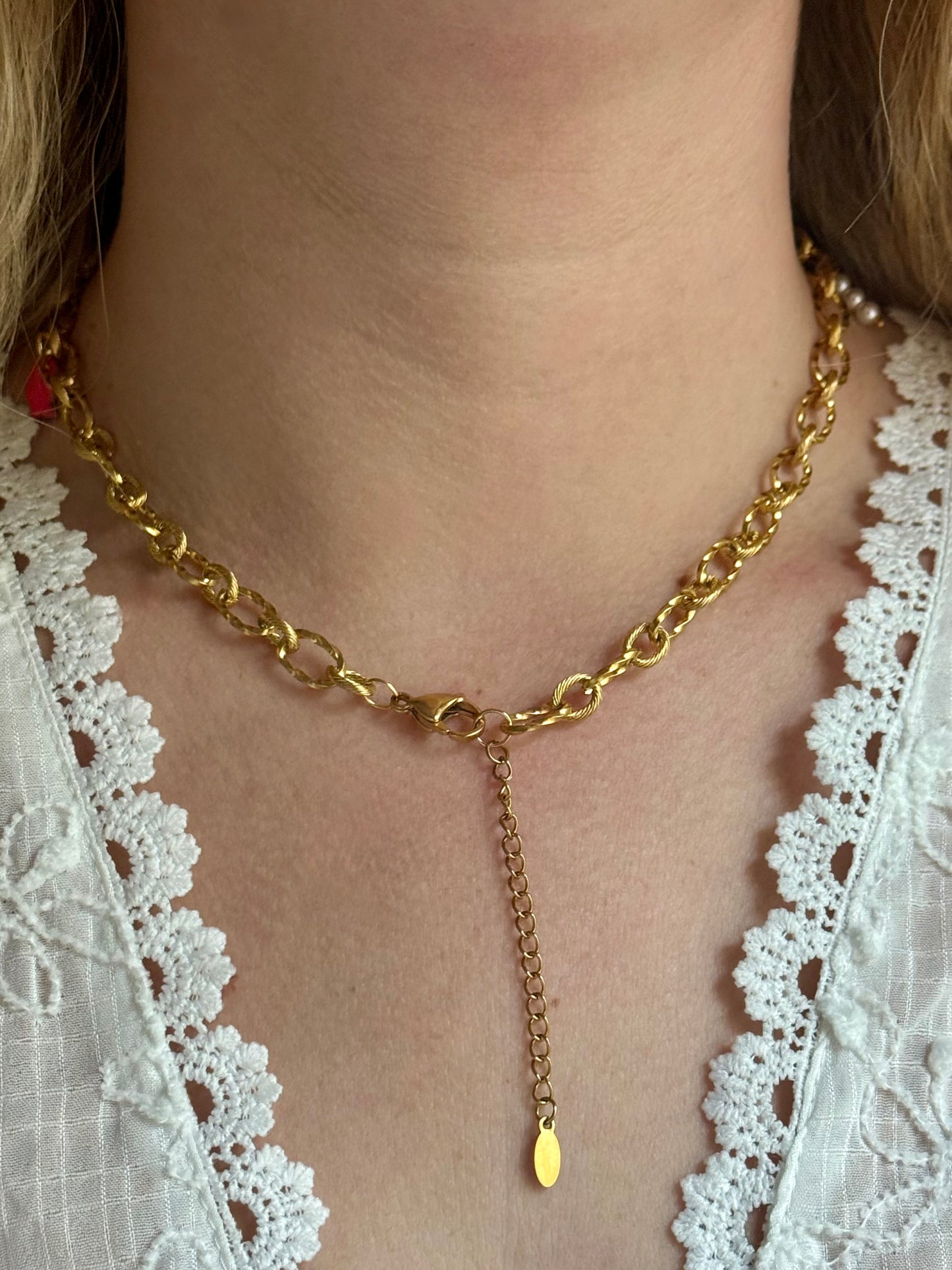 MIAMI - Collier charms inoxydable